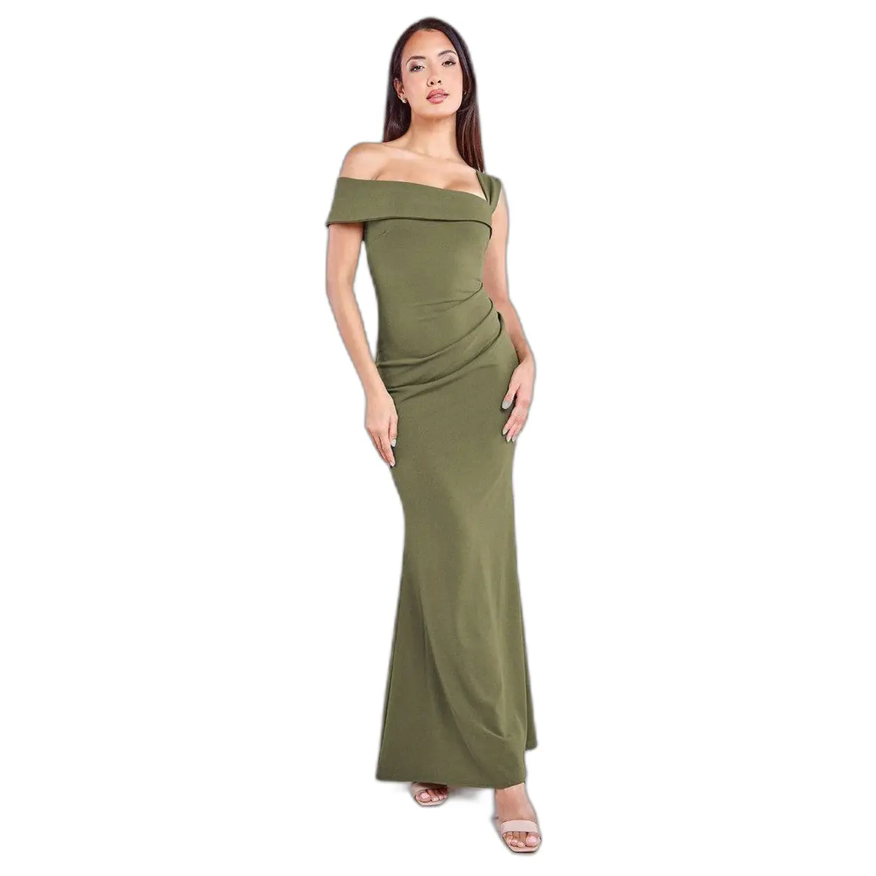Eng anliegendes Kleid für Damen Goddiva Off The Shoulder