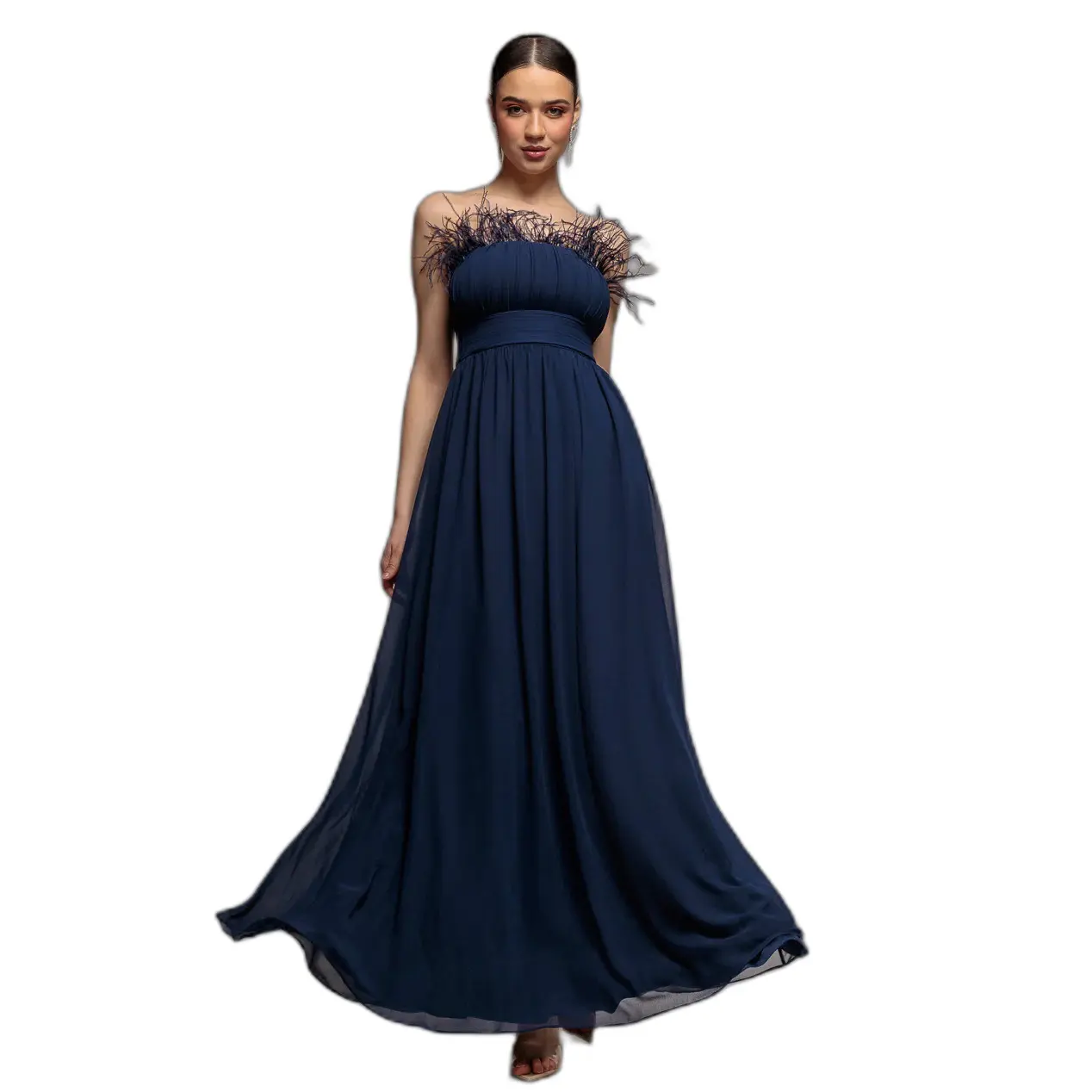 Kleid Damen Goddiva Bridesmaids Chiffon