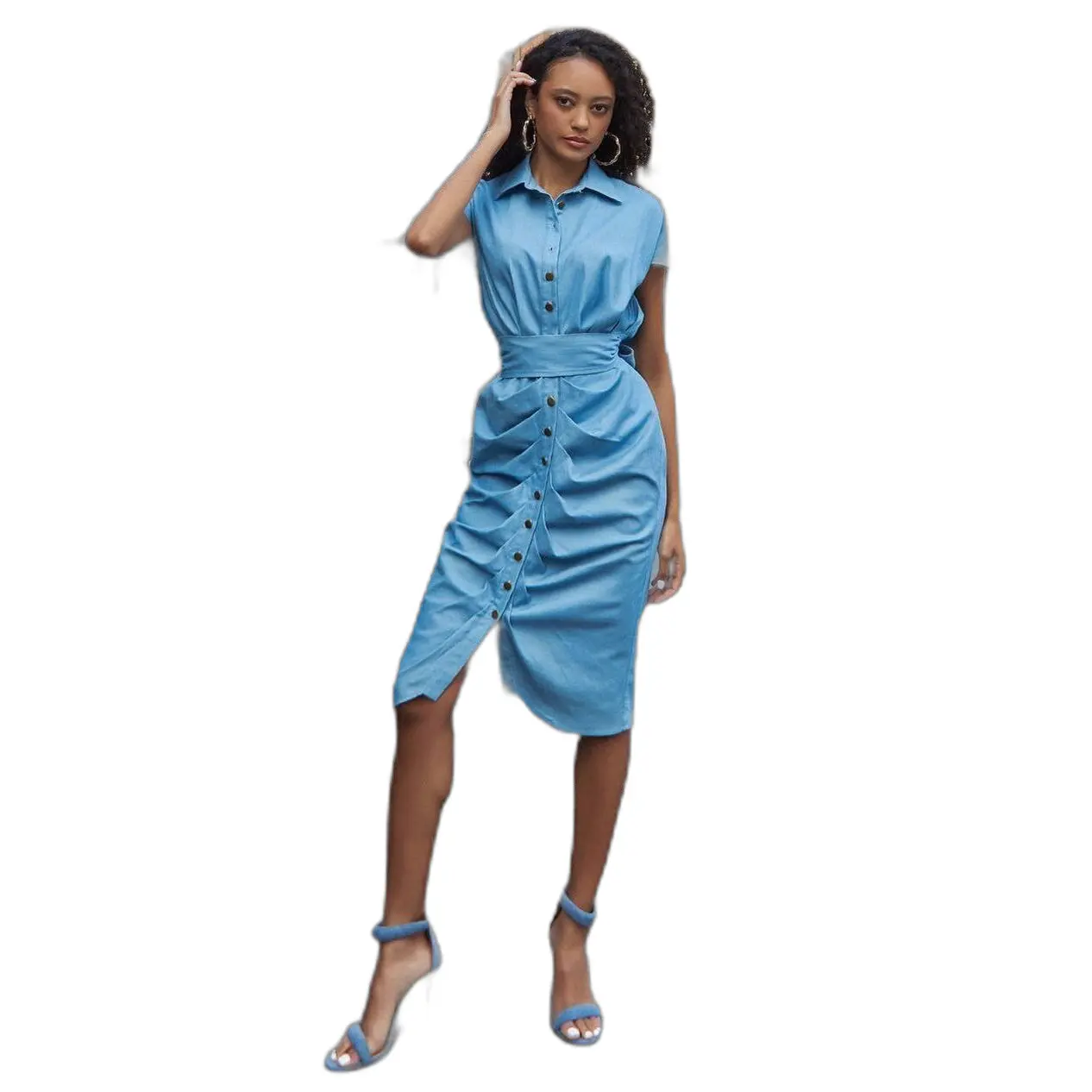 Hemdkleid Damen Goddiva Gathered Angel