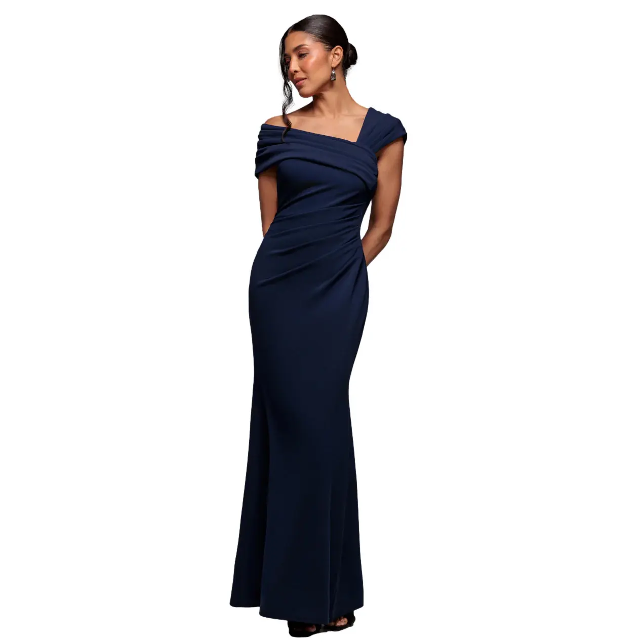 Kleid Damen Goddiva One Shoulde Maxi