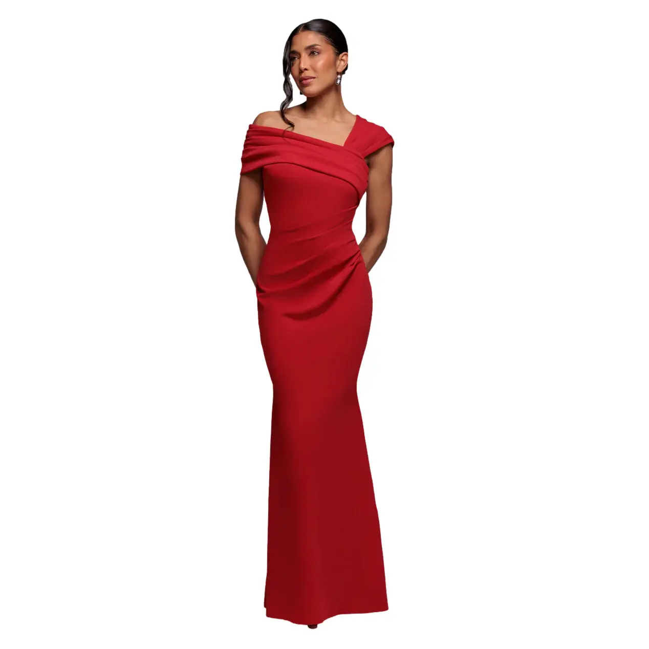 Vestito da donna Goddiva One Shoulde Maxi
