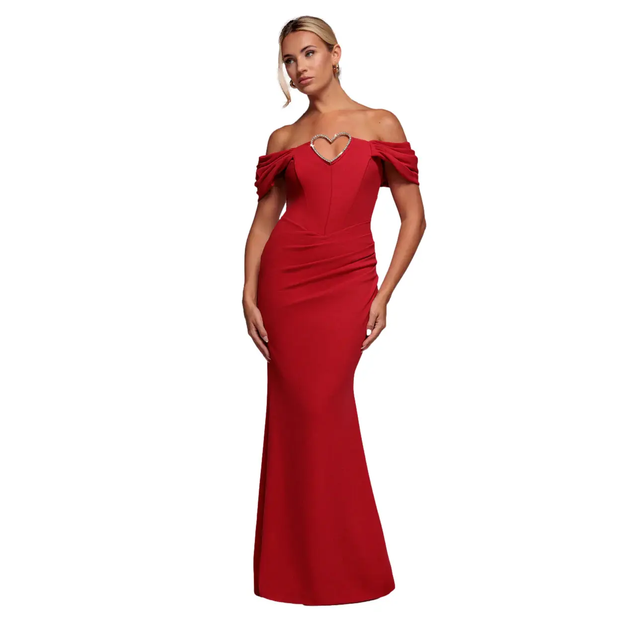 Abito a cuore impreziosito di diamanti donna Goddiva Maxi