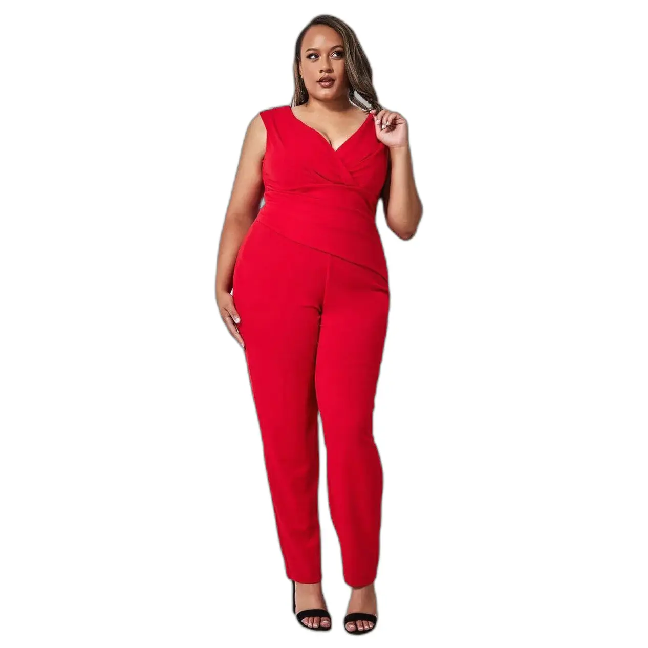 Jumpsuit Damen Goddiva Bardot Scuba