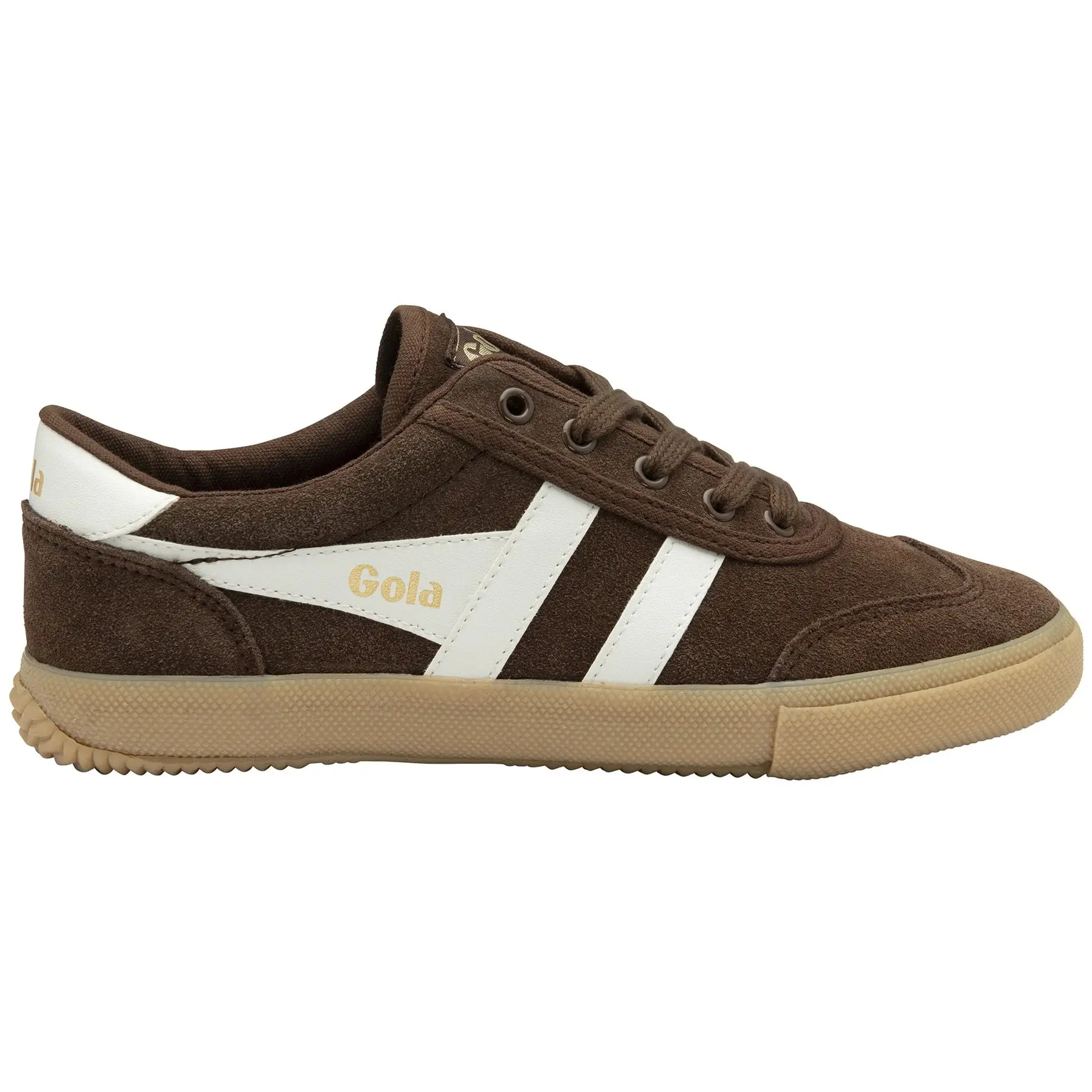 Sneakers da donna in pelle scamosciata Gola Badminton Suede