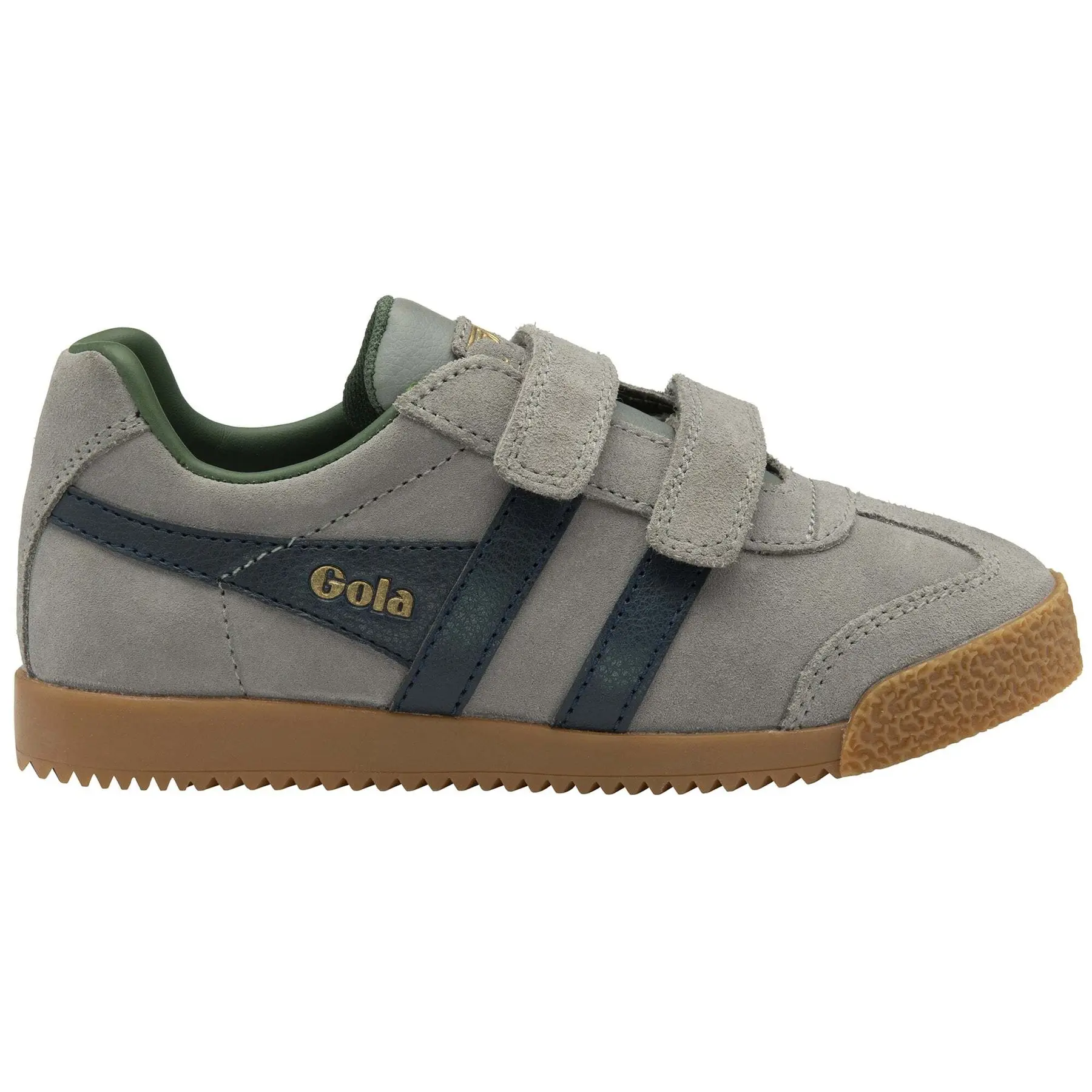 Scarpe da ginnastica con velcro per bambini Gola Harrier Strap Trainer