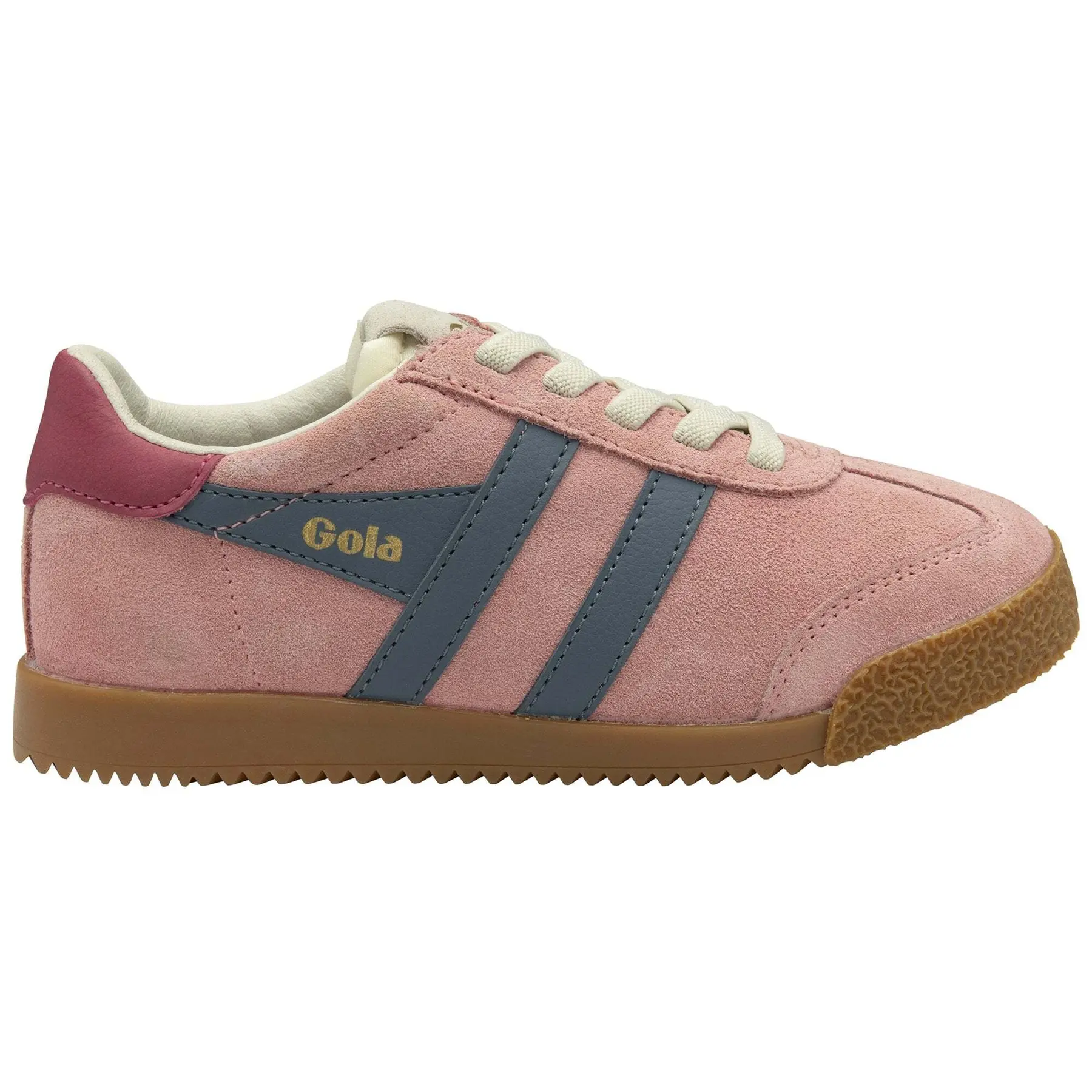 Baskets à lacet en daim bébé garçon Gola Elan Baskets à lacet en daim bébé garçon Gola Elan