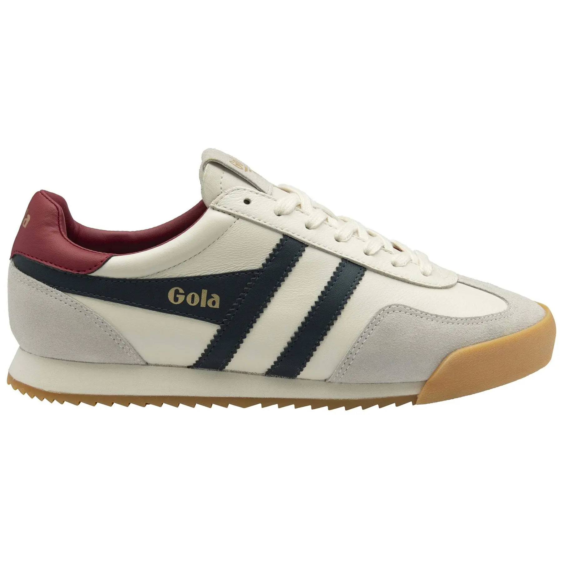 Gola Men's White Leather Trainers Europa