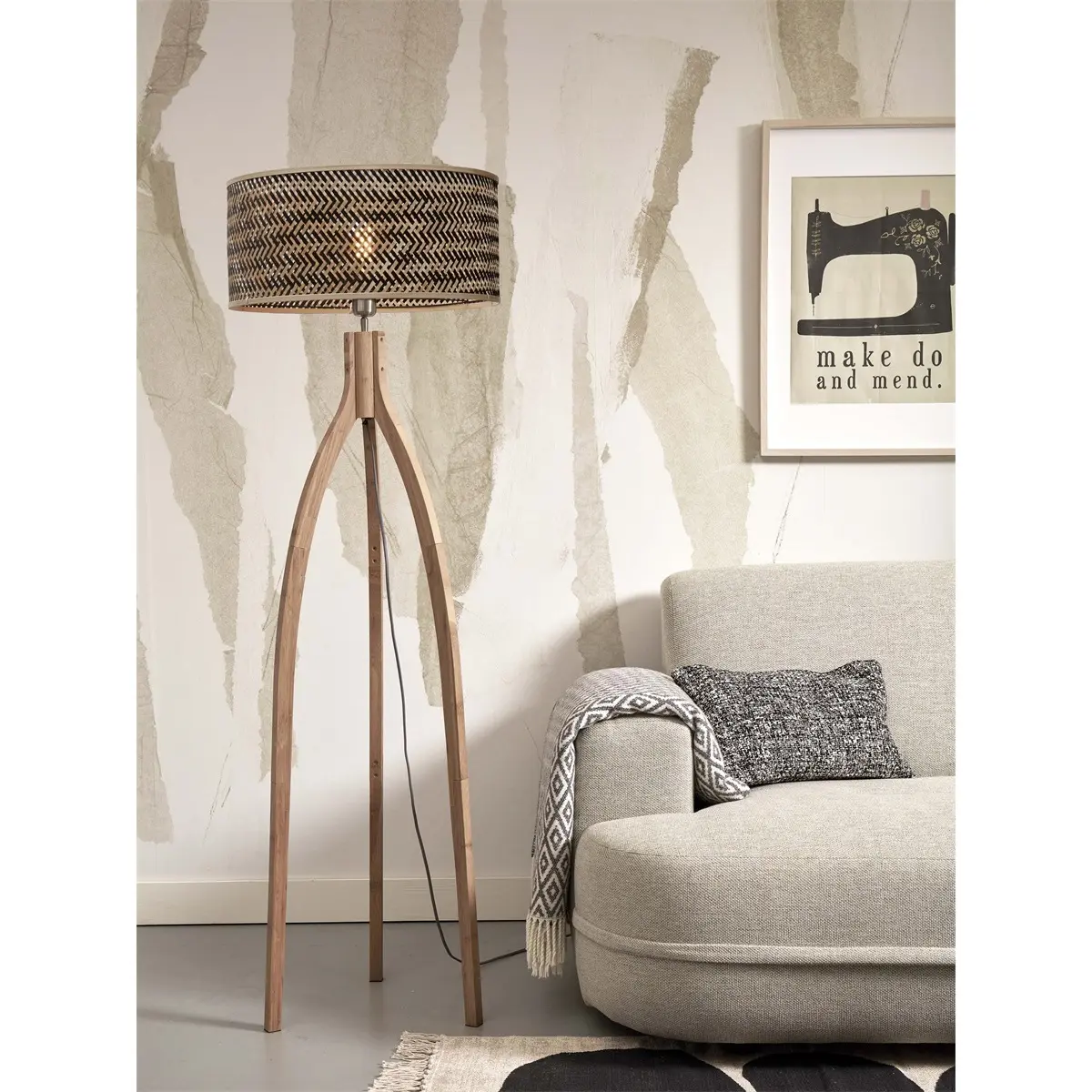 Lampadaire 3 pieds Good&Mojo Java