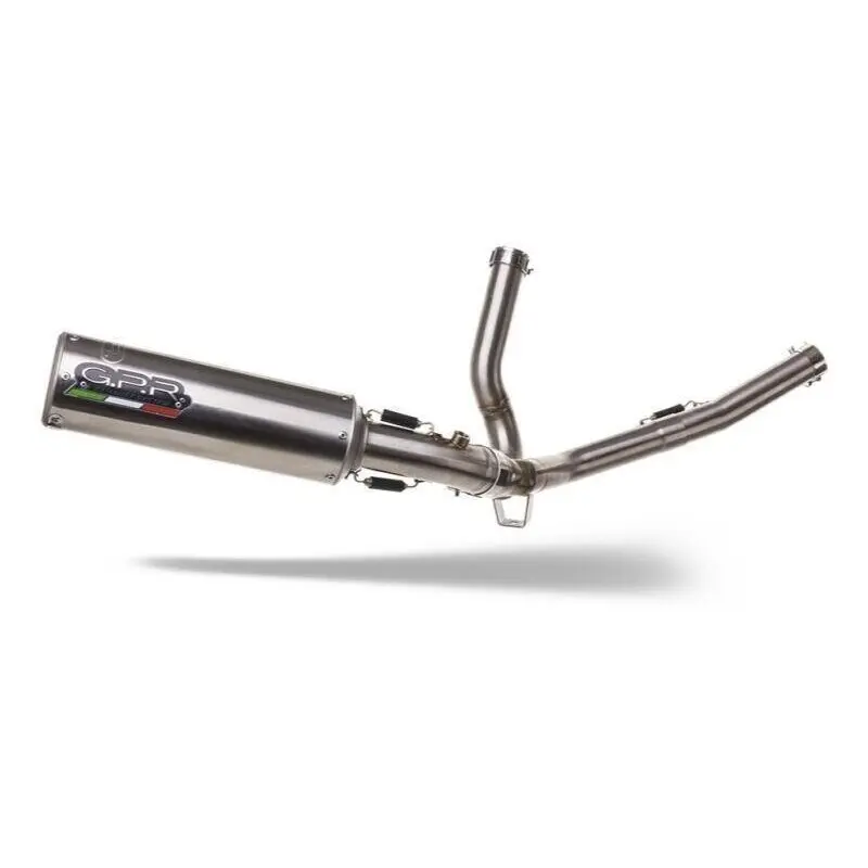 Edelstahl Motorrad Auspuff gebürstet genehmigt GPR Exhaust Suzuki M3 Sv 650-S 2003-2010