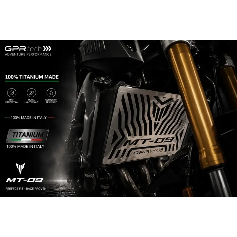 Motorfiets radiatorbescherming GPR Tech Yamaha Mt-09 2021/2024 e5