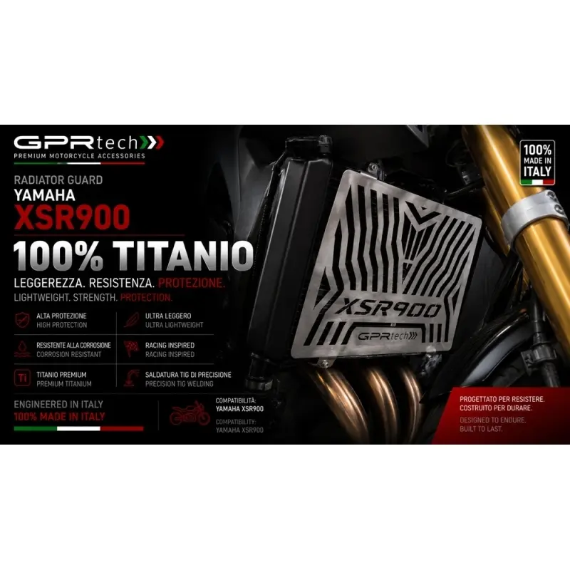 Motorfiets radiatorbescherming GPR Tech Yamaha Xsr 900 2022/2024 e5