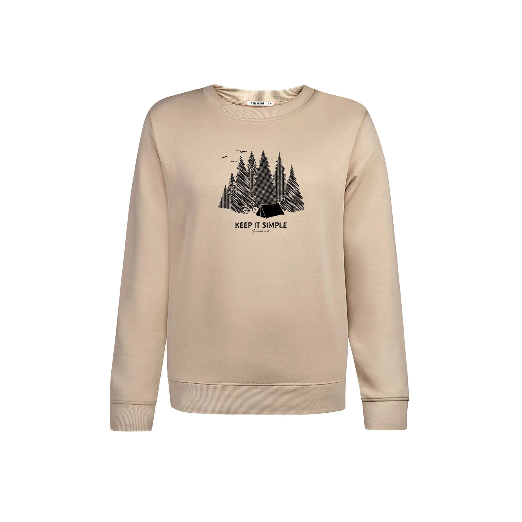 Dames sweatshirt Greenbomb Nature Camping Canty