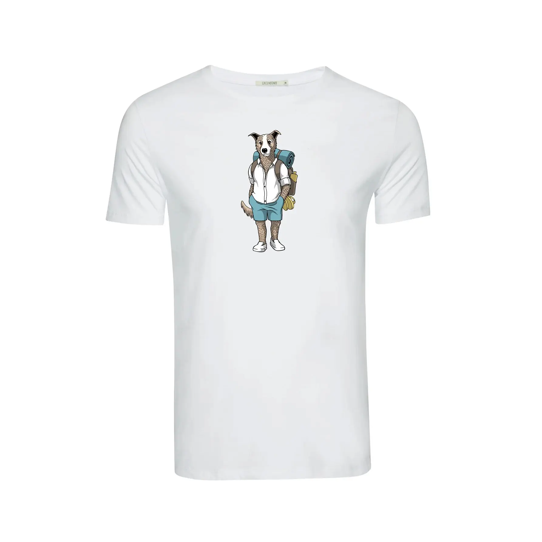 T-shirt Greenbomb Animal Dog Traveller Guide