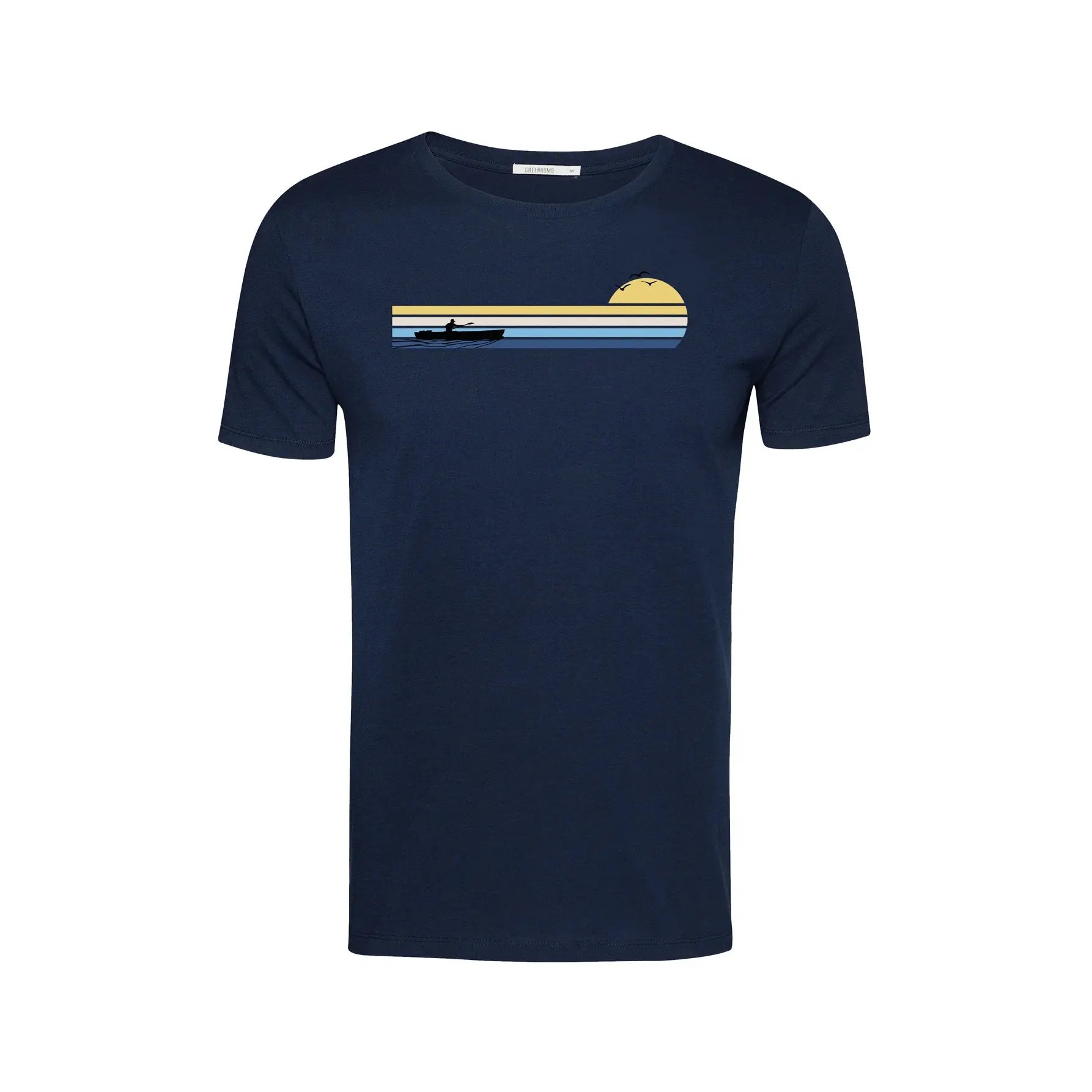 T-shirt Greenbomb Nature Canoe River Guide