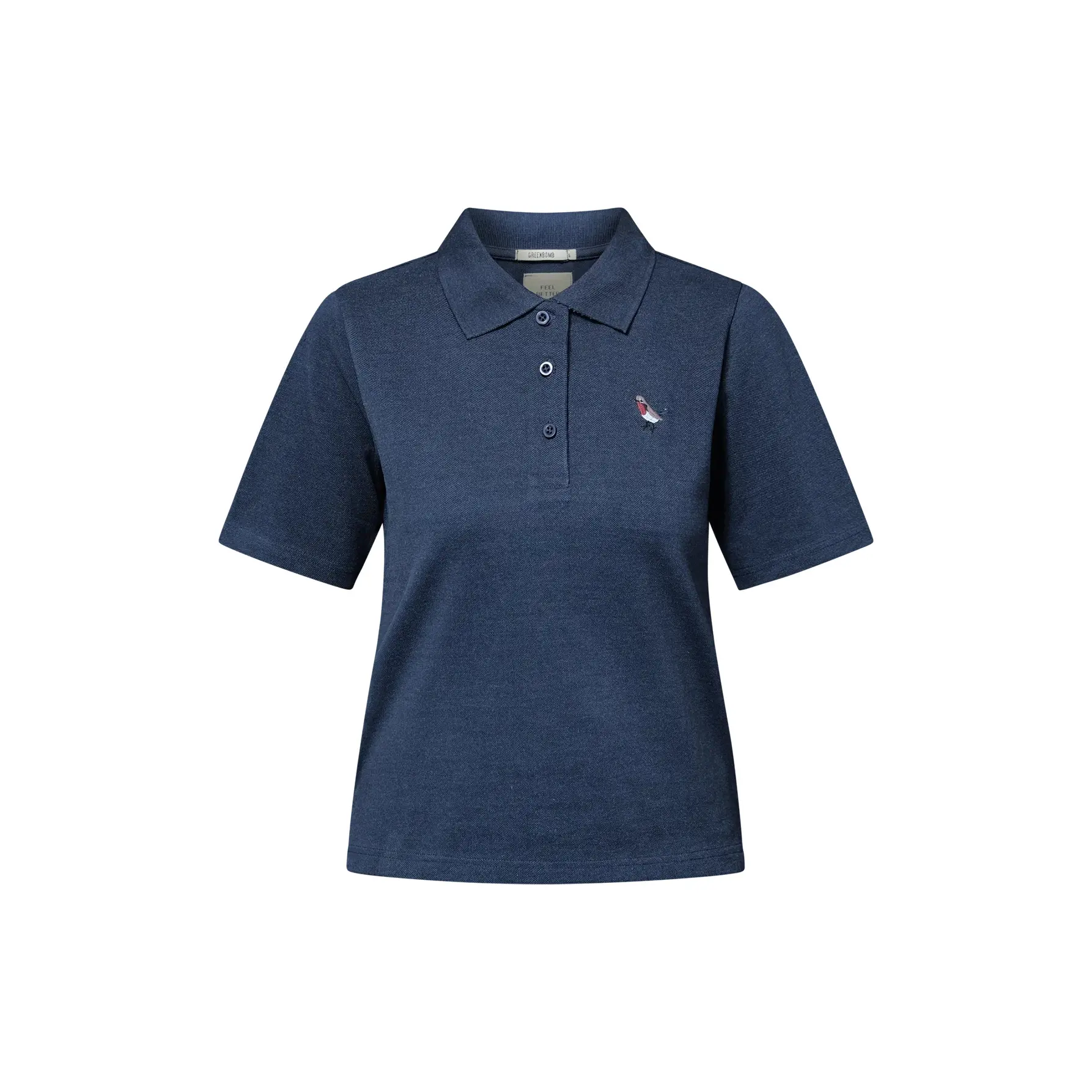 Damespolo Greenbomb Animal Sparrow Classy