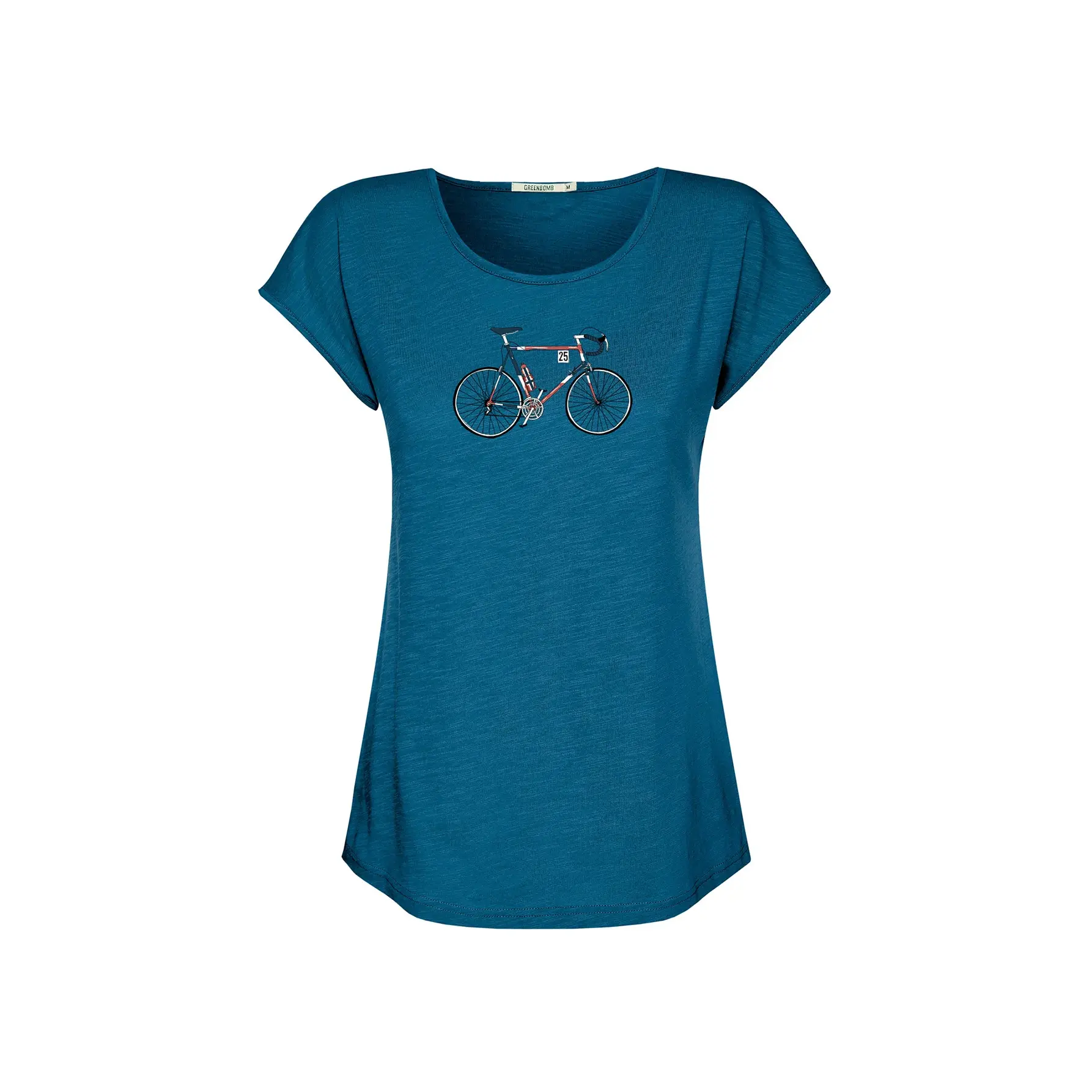 T-shirt dames Greenbomb Bike Norway Cool