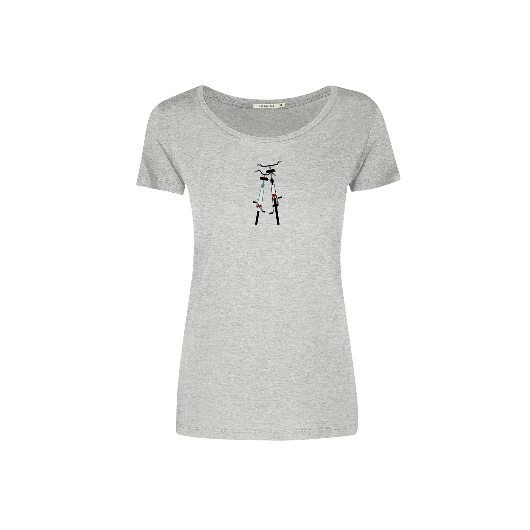 T-shirt dames Greenbomb Bike Romantic Loves
