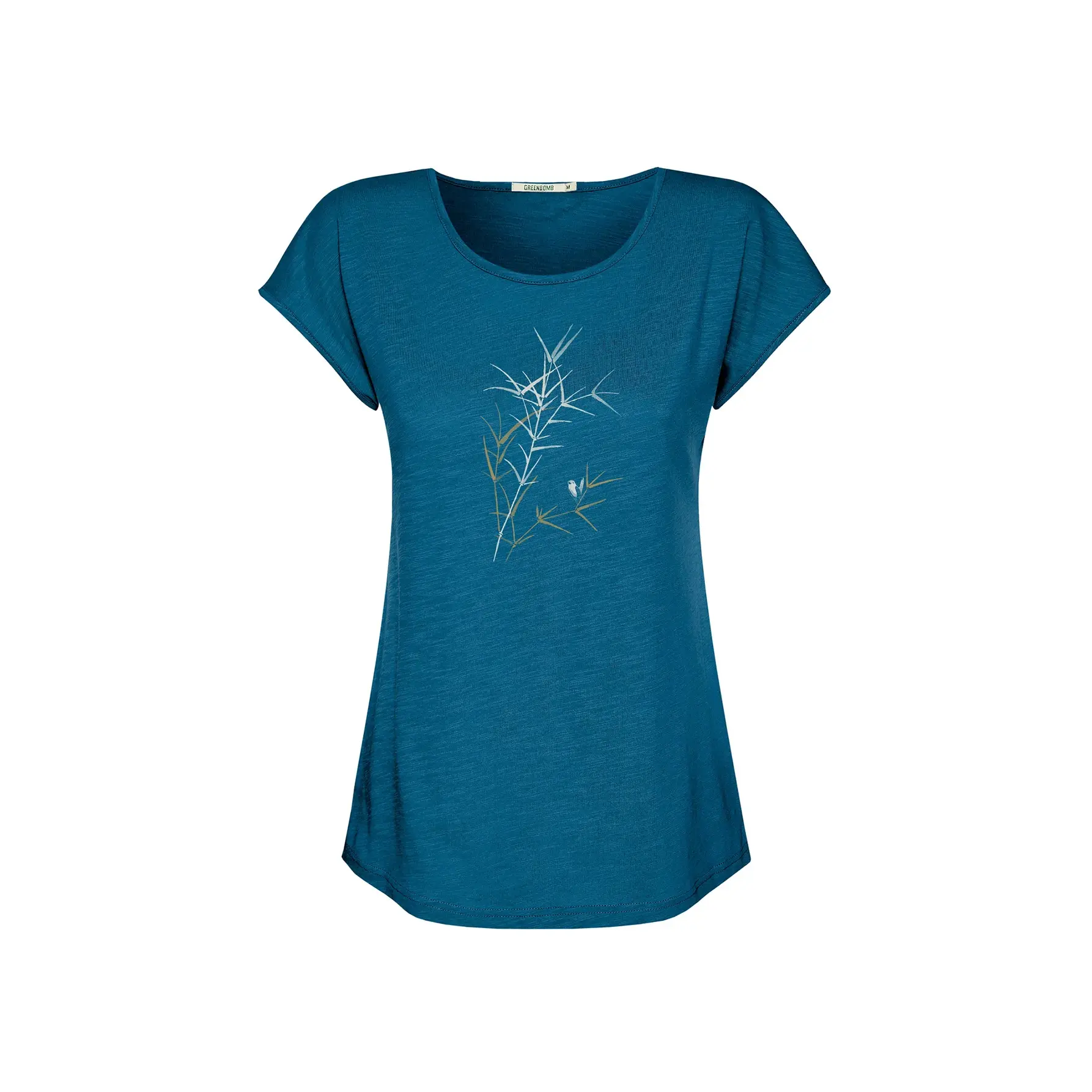T-shirt dames Greenbomb Nature Bird Reed Cool