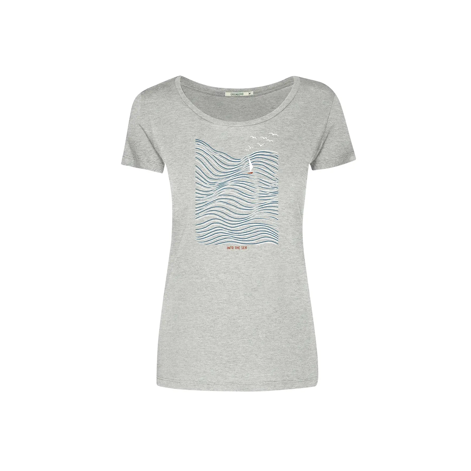 T-shirt dames Greenbomb Nature High Sea Loves