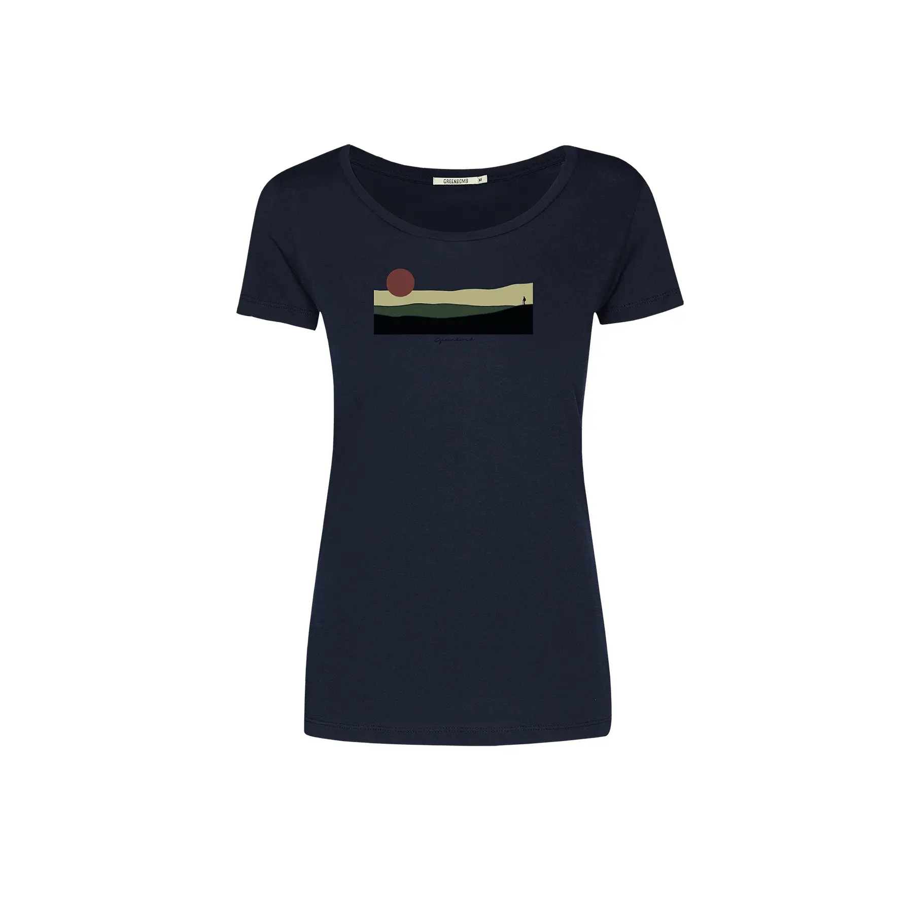 T-shirt dames Greenbomb Nature Pathway Loves