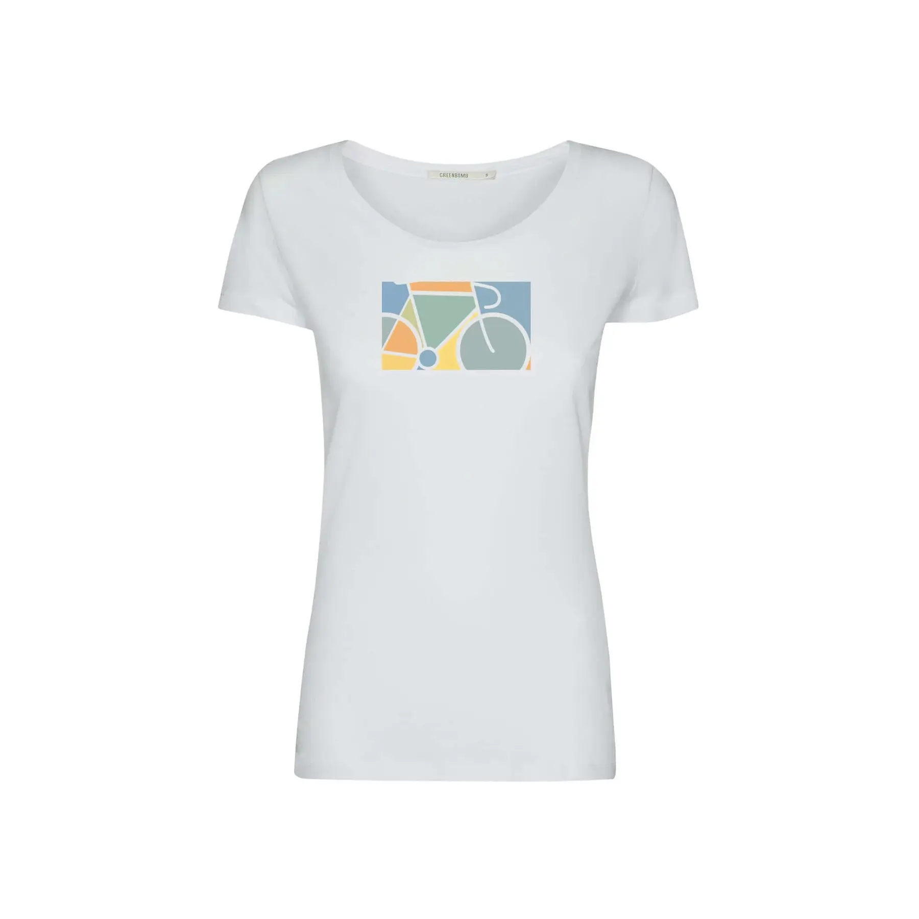 T-shirt dames Greenbomb Bike Window Loves