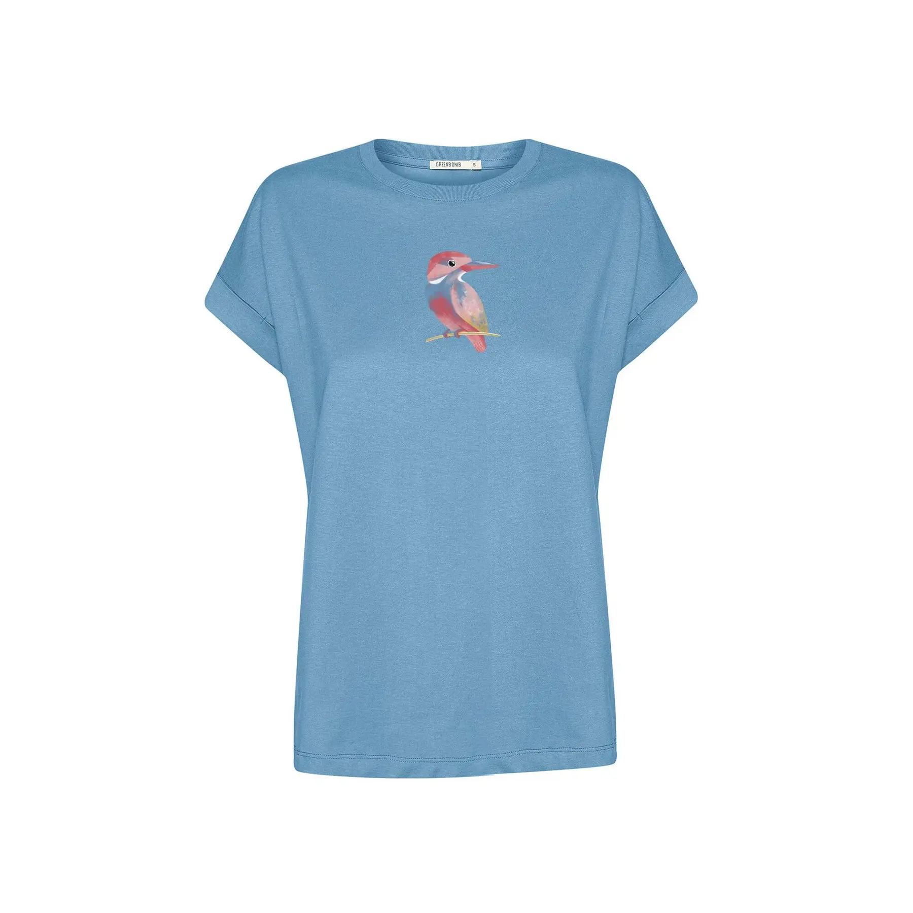 T-shirt dames Greenbomb Bird Look Loony
