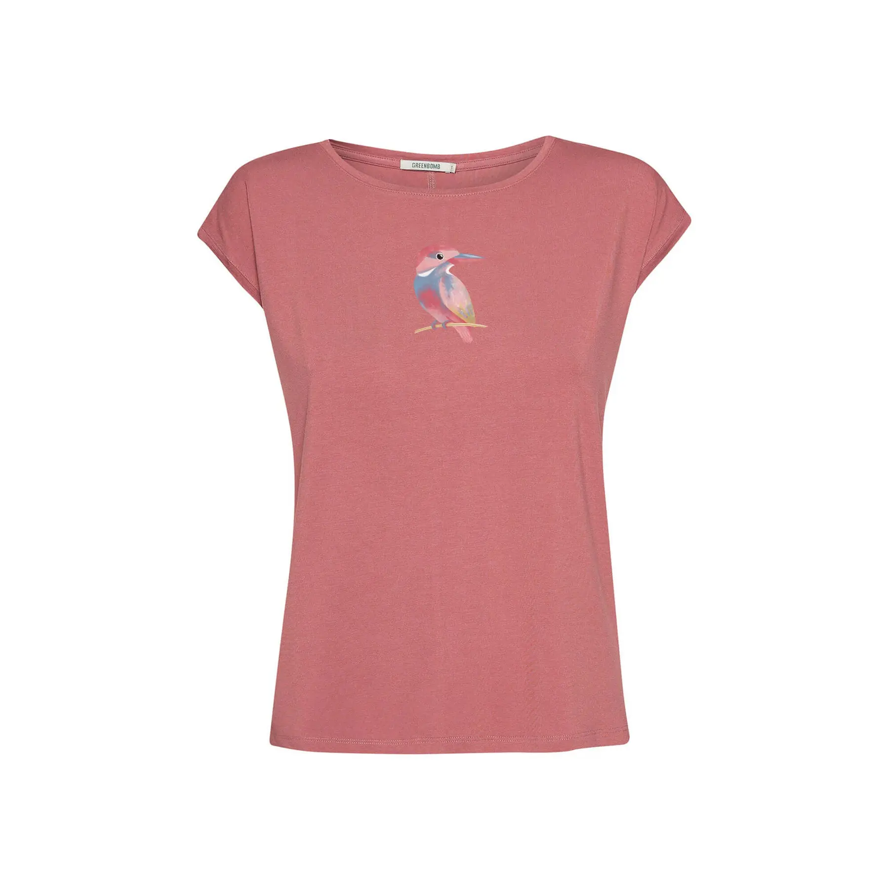 T-shirt dames Greenbomb Bird Look Timid