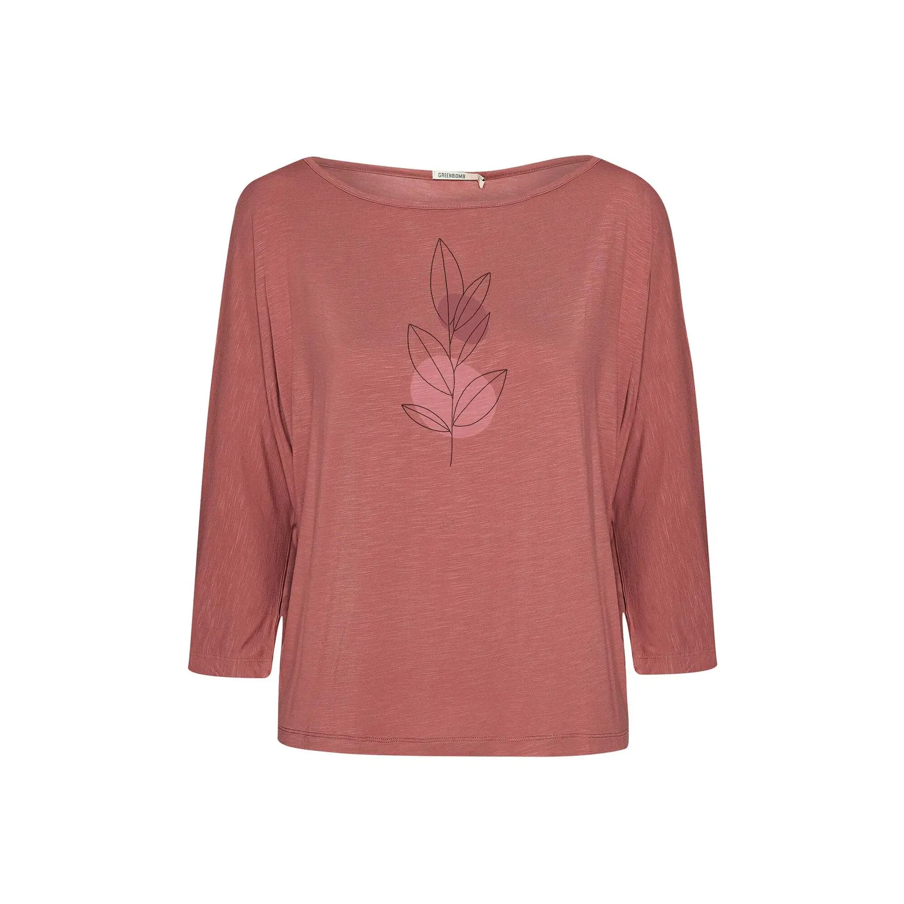 Dames-T-shirt met lange mouwen Greenbomb Bloom Classic Simper