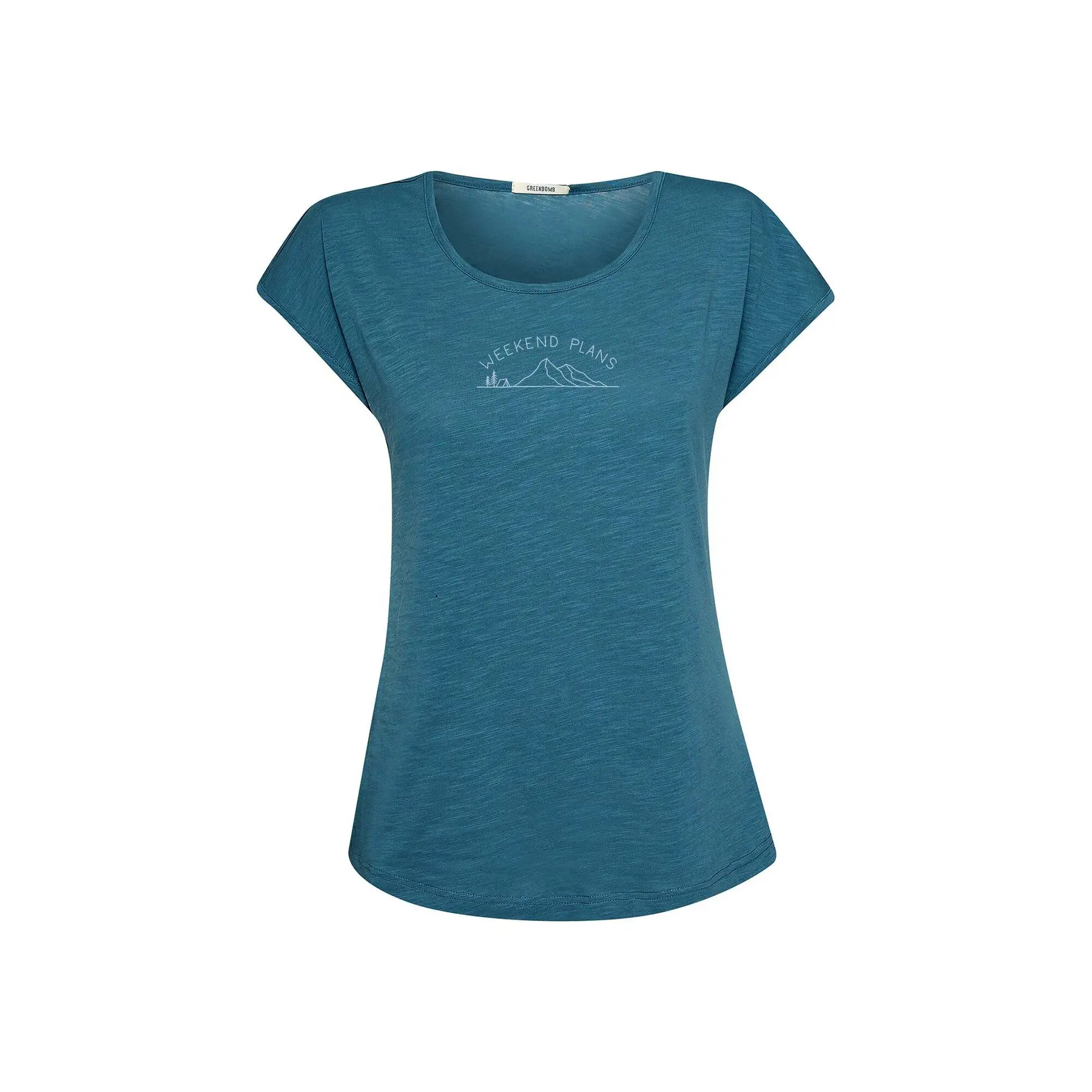 T-shirt dames Greenbomb Weekend Plans Cool