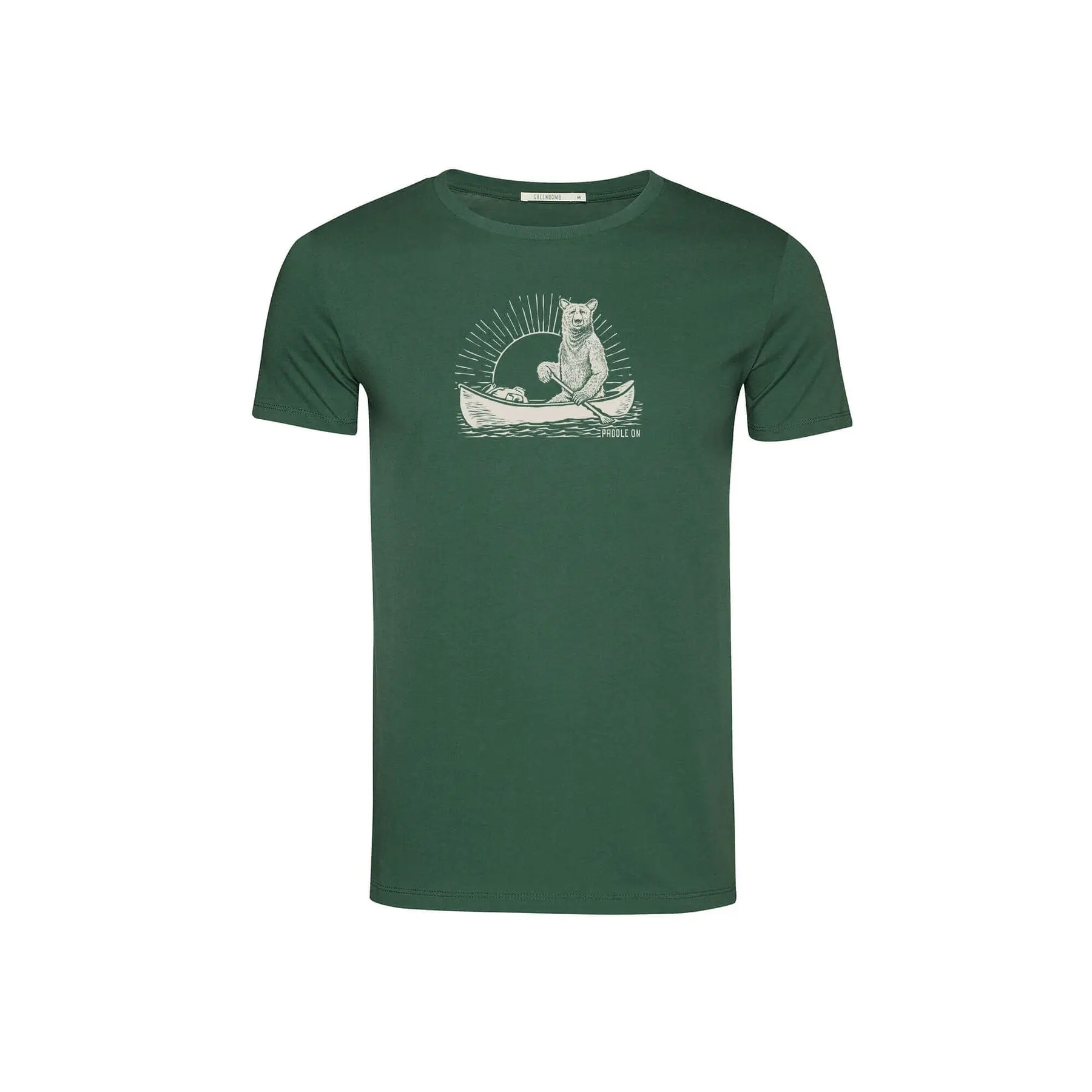 T-shirt Greenbomb Bear Canoe Guide