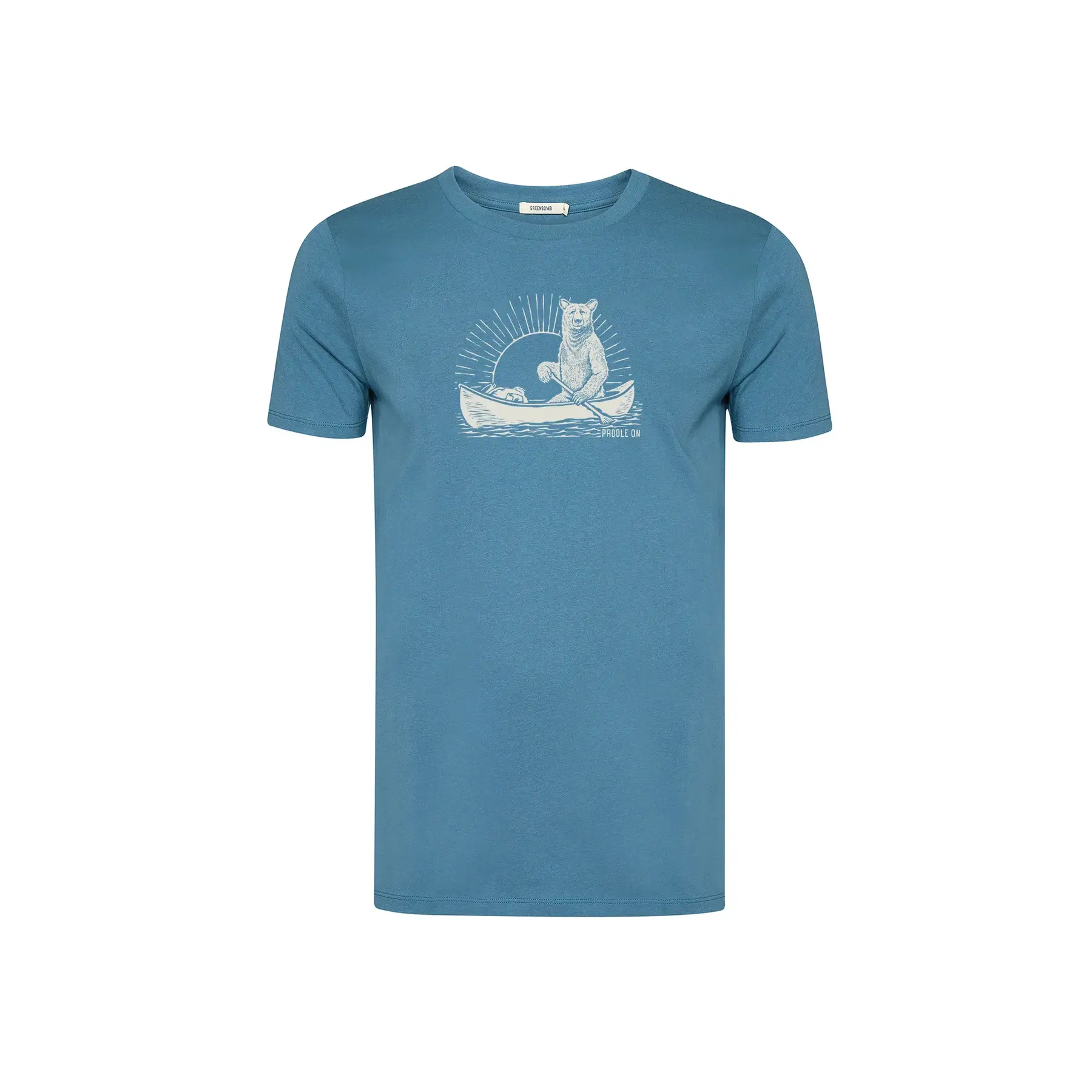 T-shirt Greenbomb Bear Canoe Guide