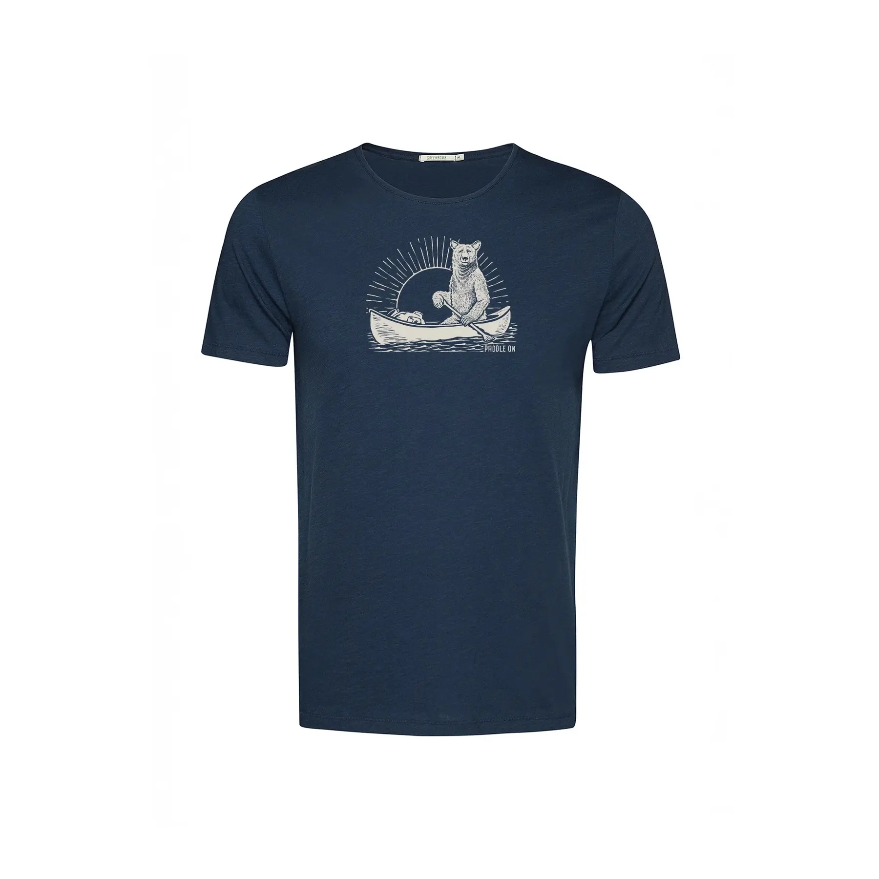 T-shirt Greenbomb Bear Canoe Spice