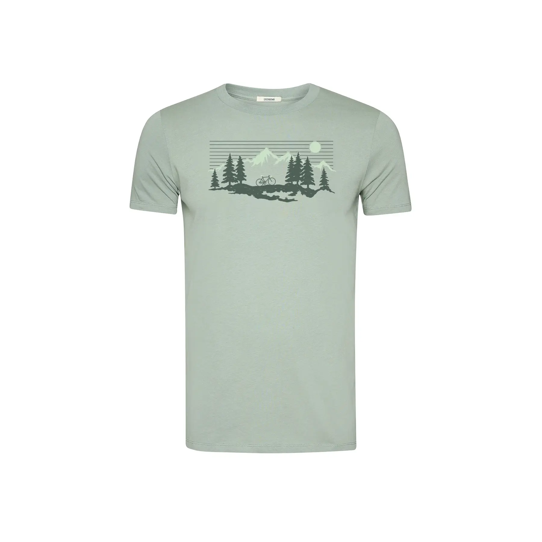 T-shirt Greenbomb Bike Mountain Pines Guide