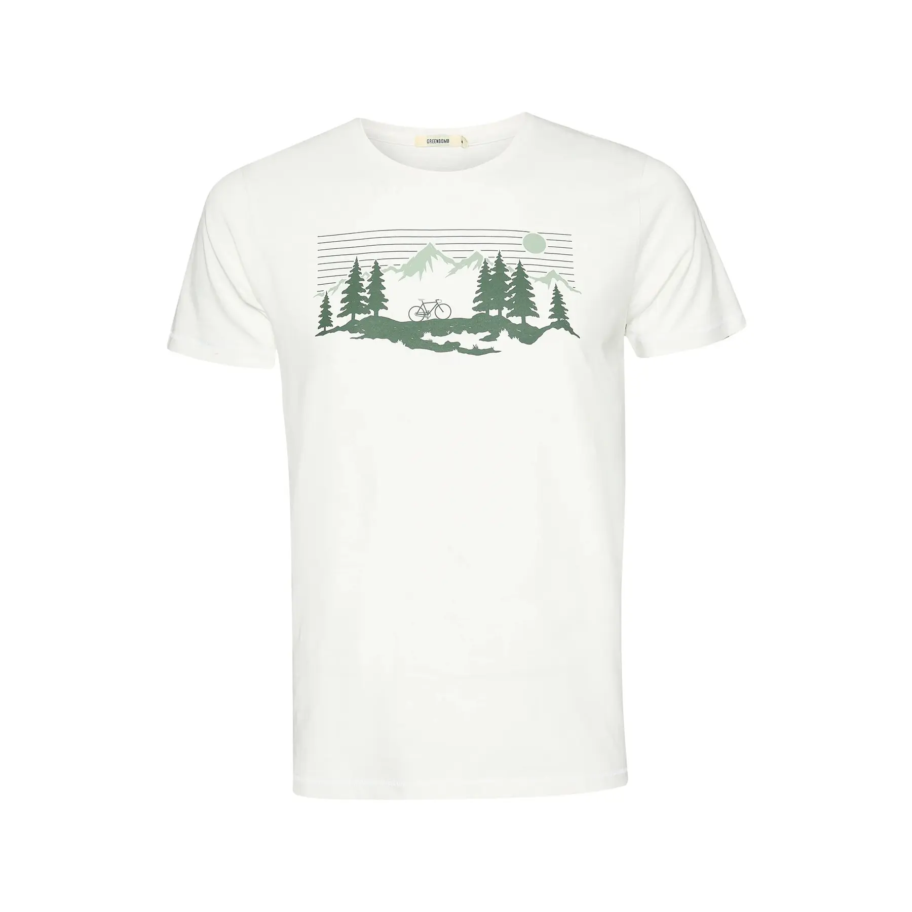 T-shirt Greenbomb Bike Mountain Pines Spice