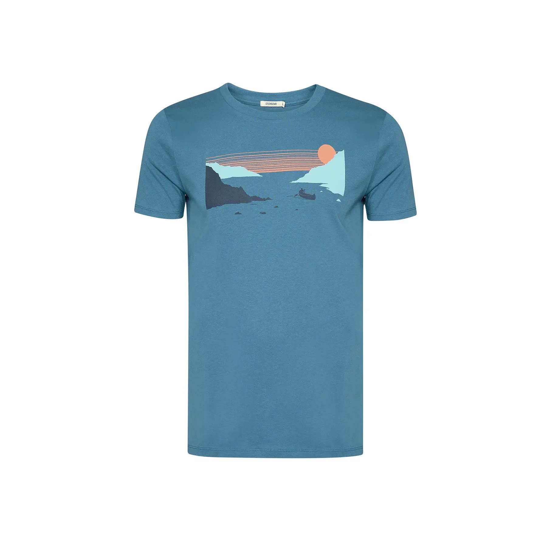 T-shirt Greenbomb Canoe Fjord Guide