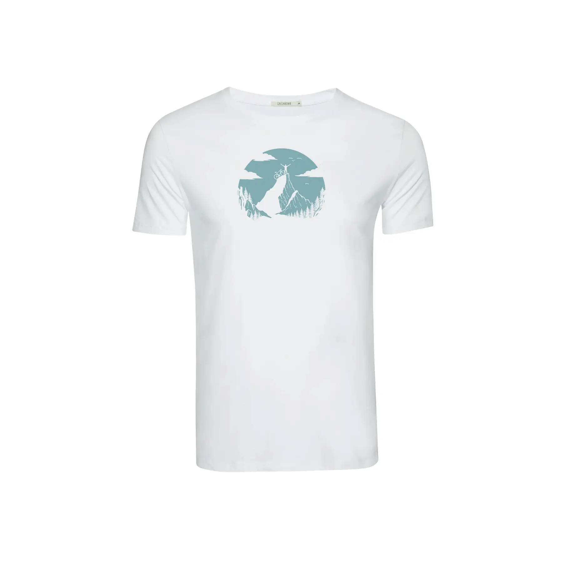 T-shirt Greenbomb Nature Clouds Ride Guide