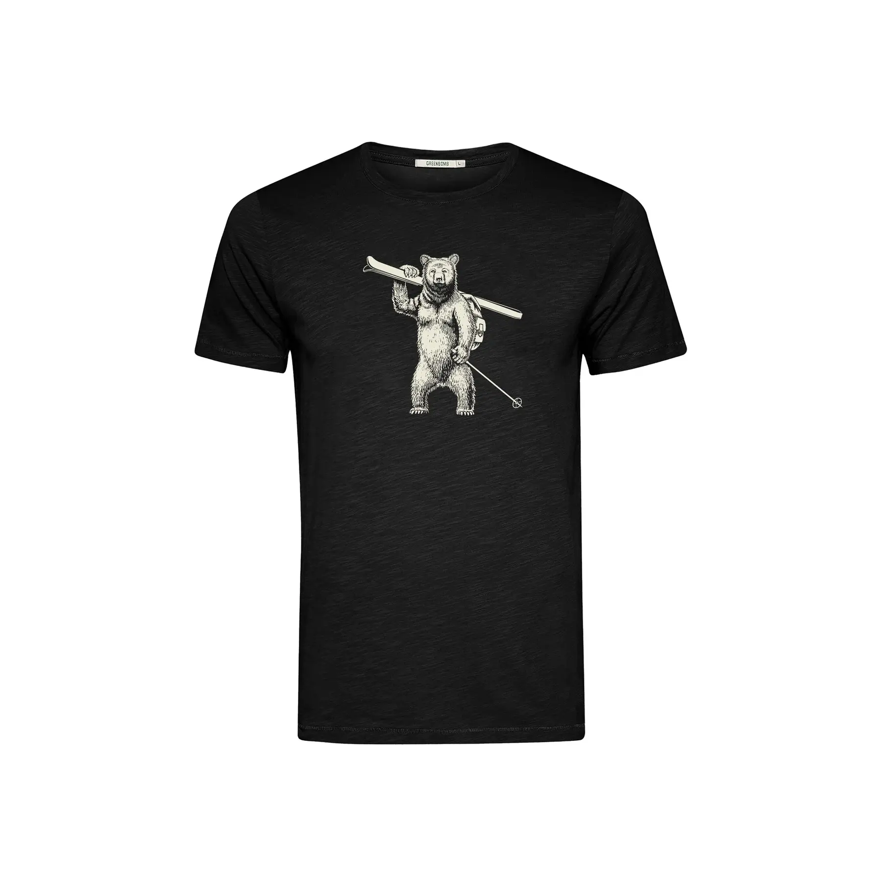 T-shirt Greenbomb Ski Bear Spice