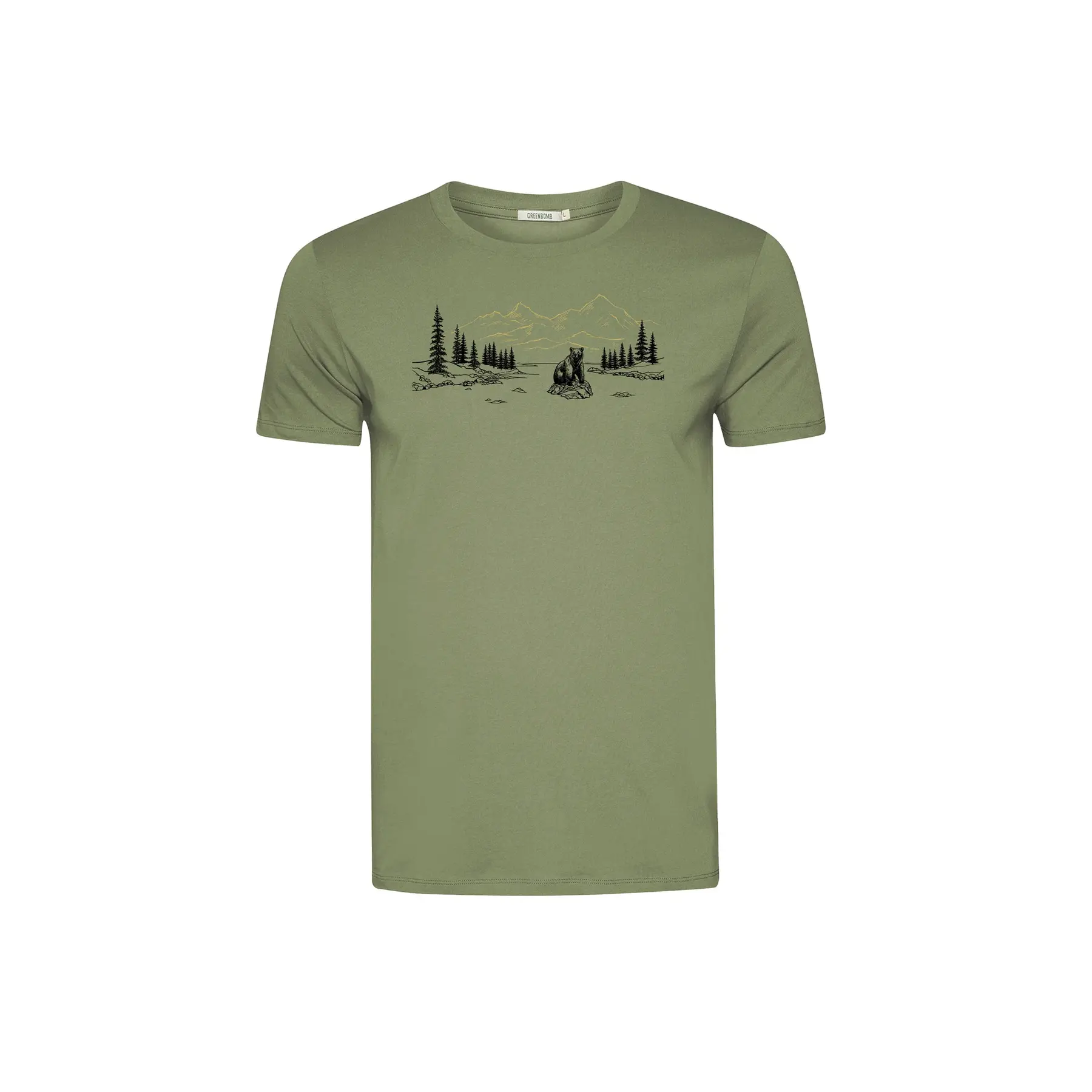 T-shirt Greenbomb Bear River Guide