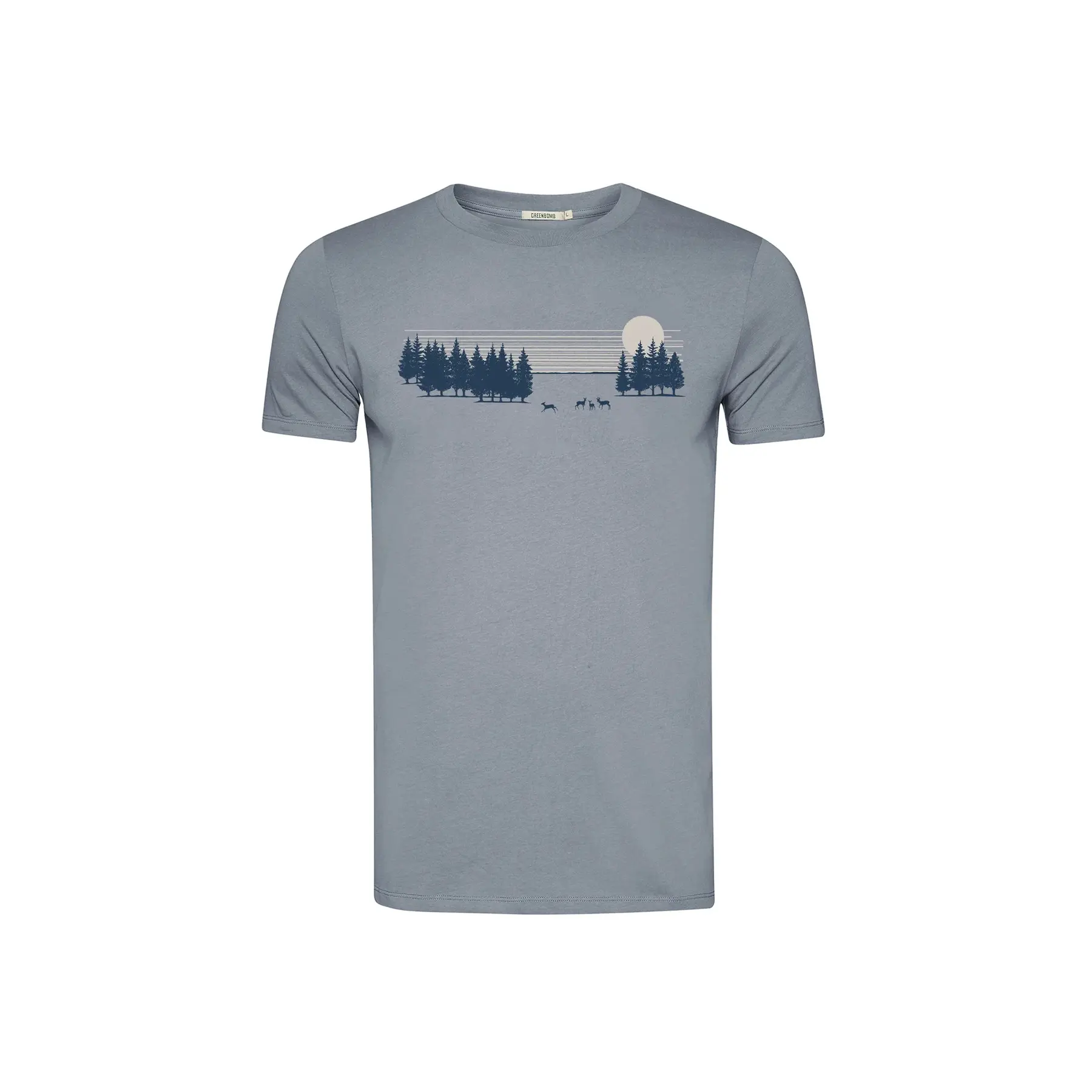 T-shirt Greenbomb Deer Lines Guide