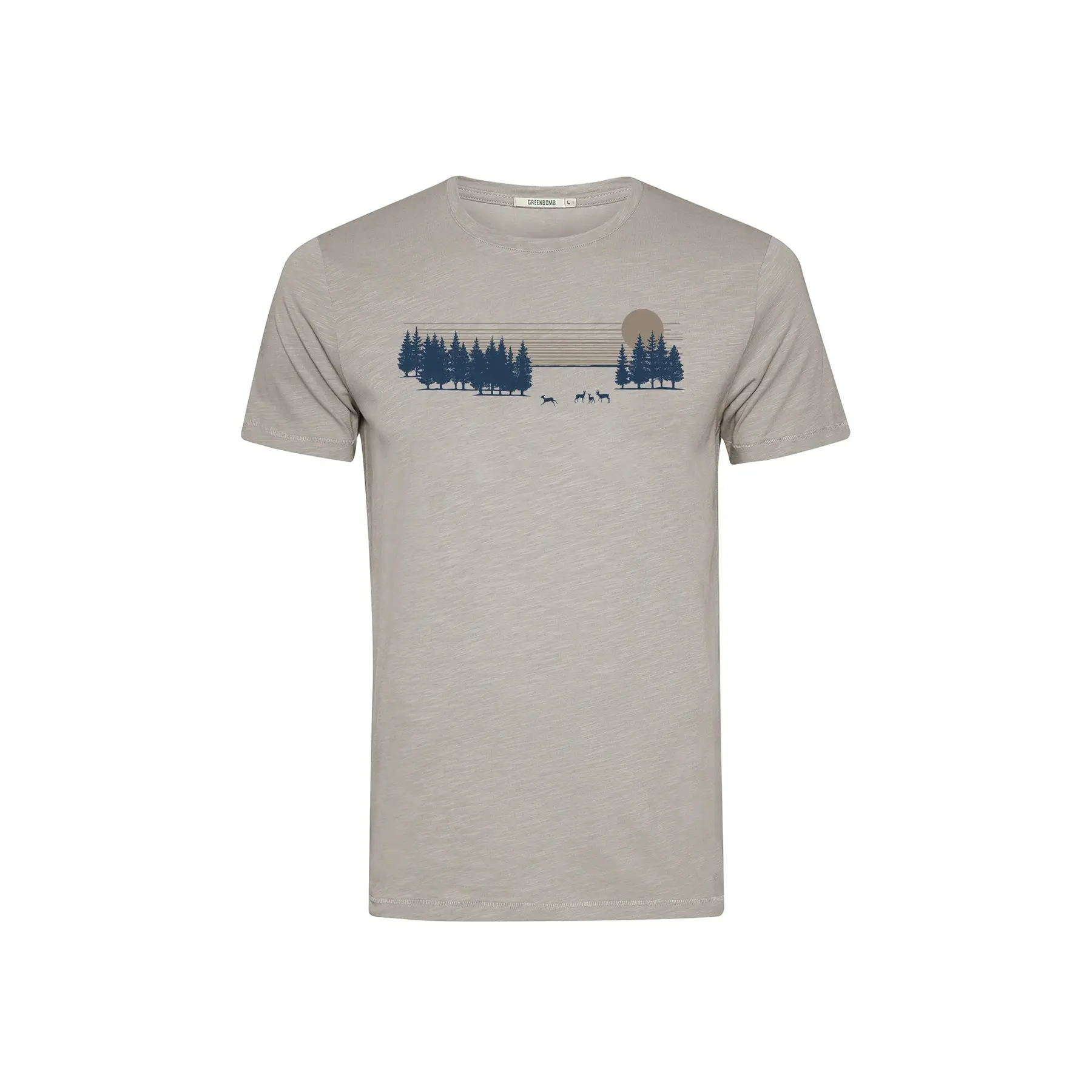 T-shirt Greenbomb Deer Lines Spice