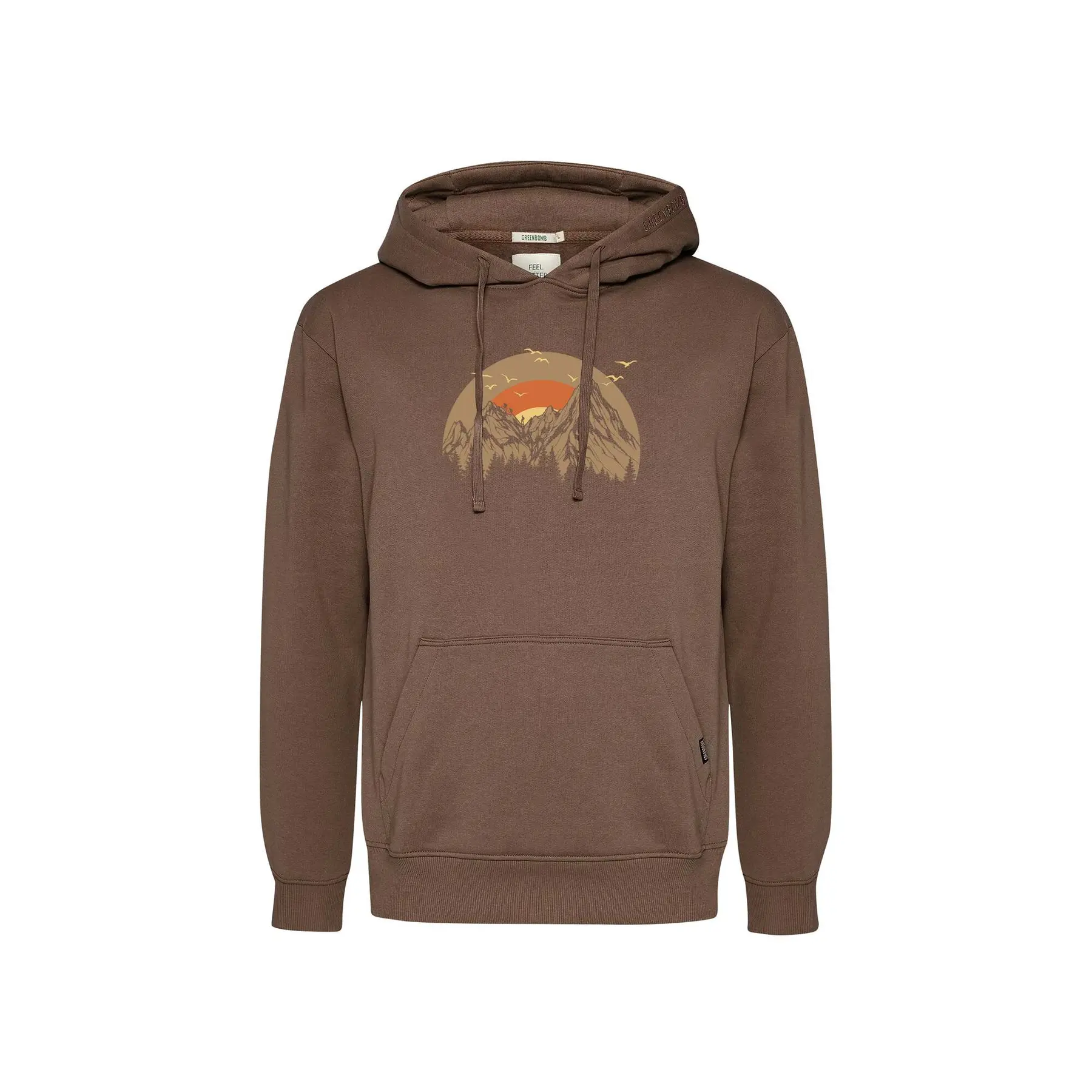 Sweatshirt à cpauche Greenbomb Peak Circle Joy