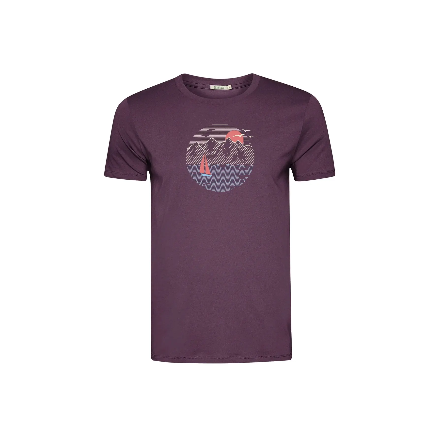 T-shirt Greenbomb Sail Circle Guide
