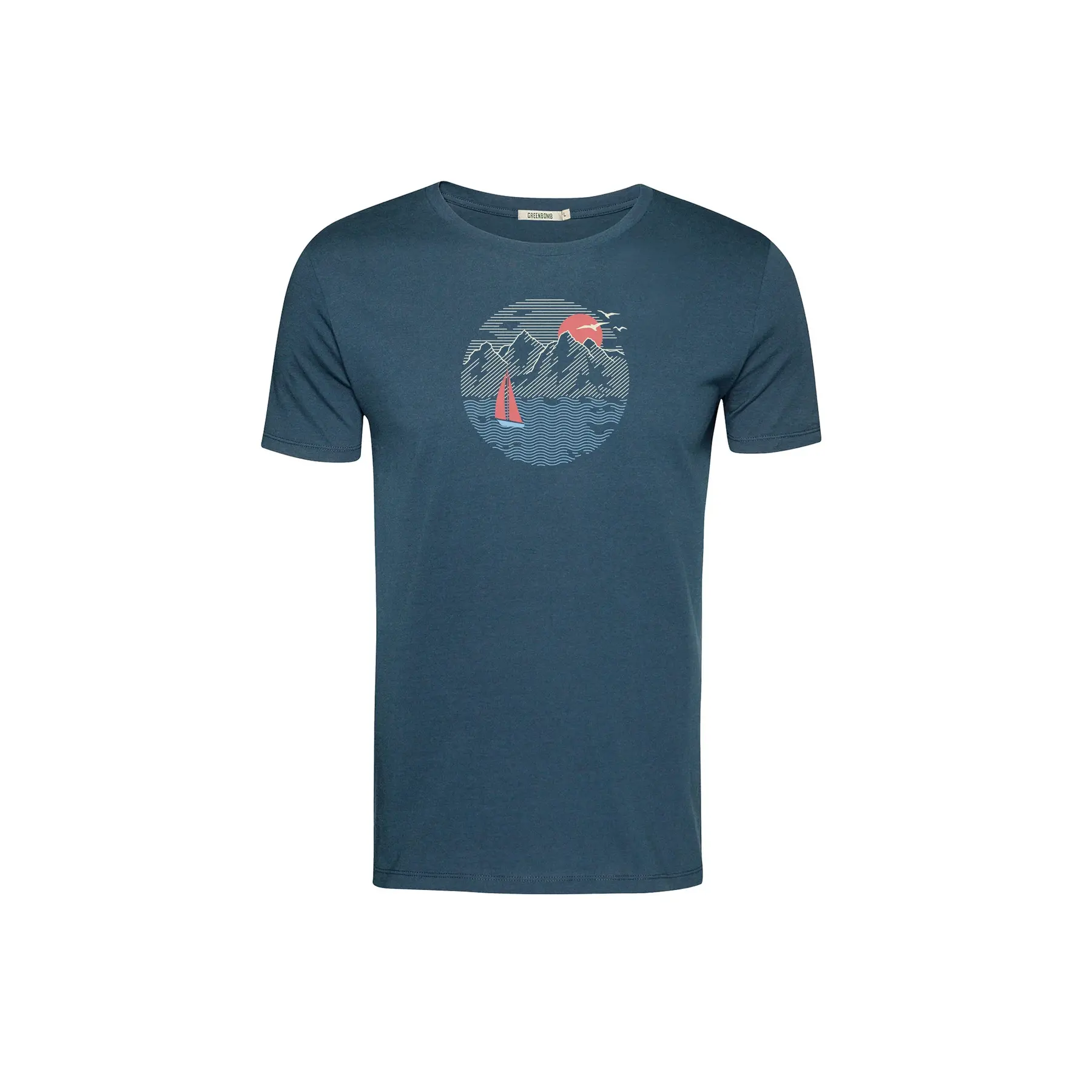 T-shirt Greenbomb Sail Circle Guide