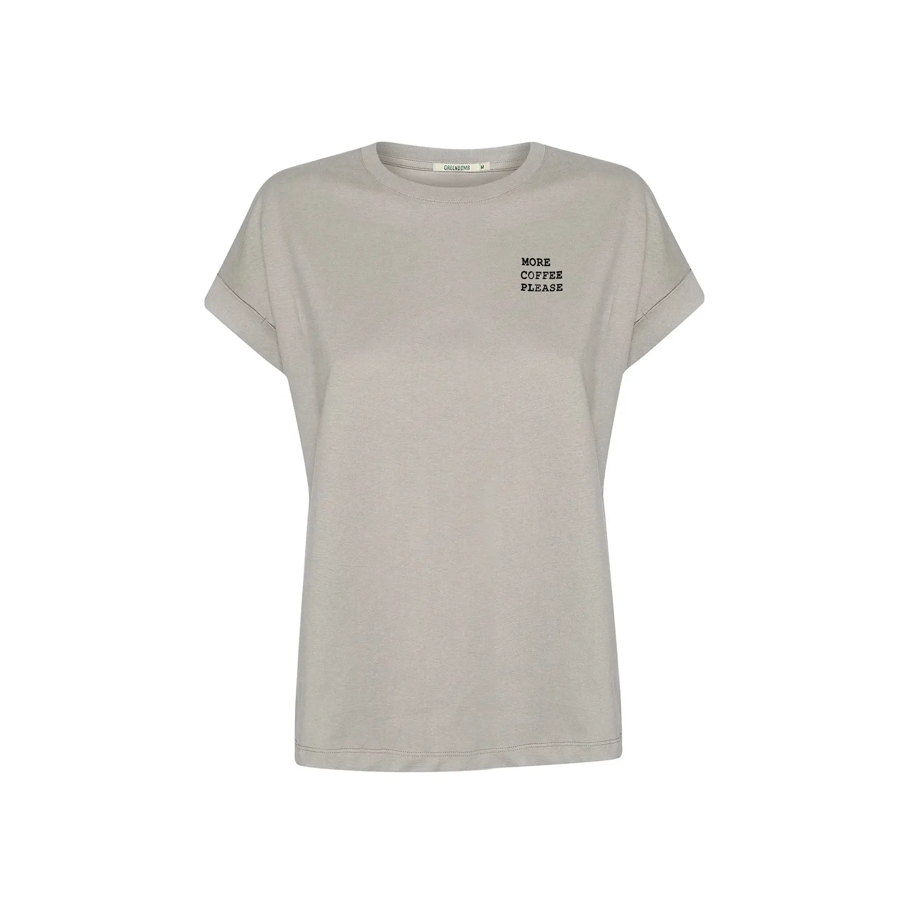 T-shirt dames Greenbomb Dog Coffee Loony