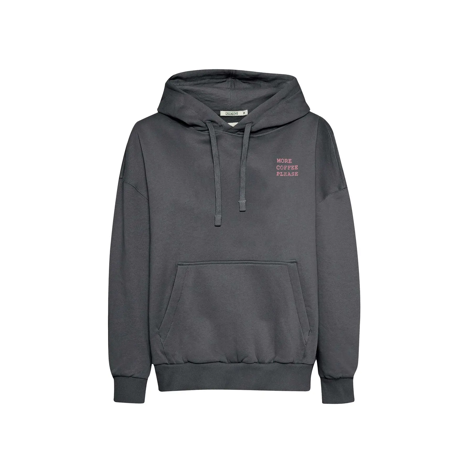 Dames Hoodie Greenbomb Dog Coffee Mello
