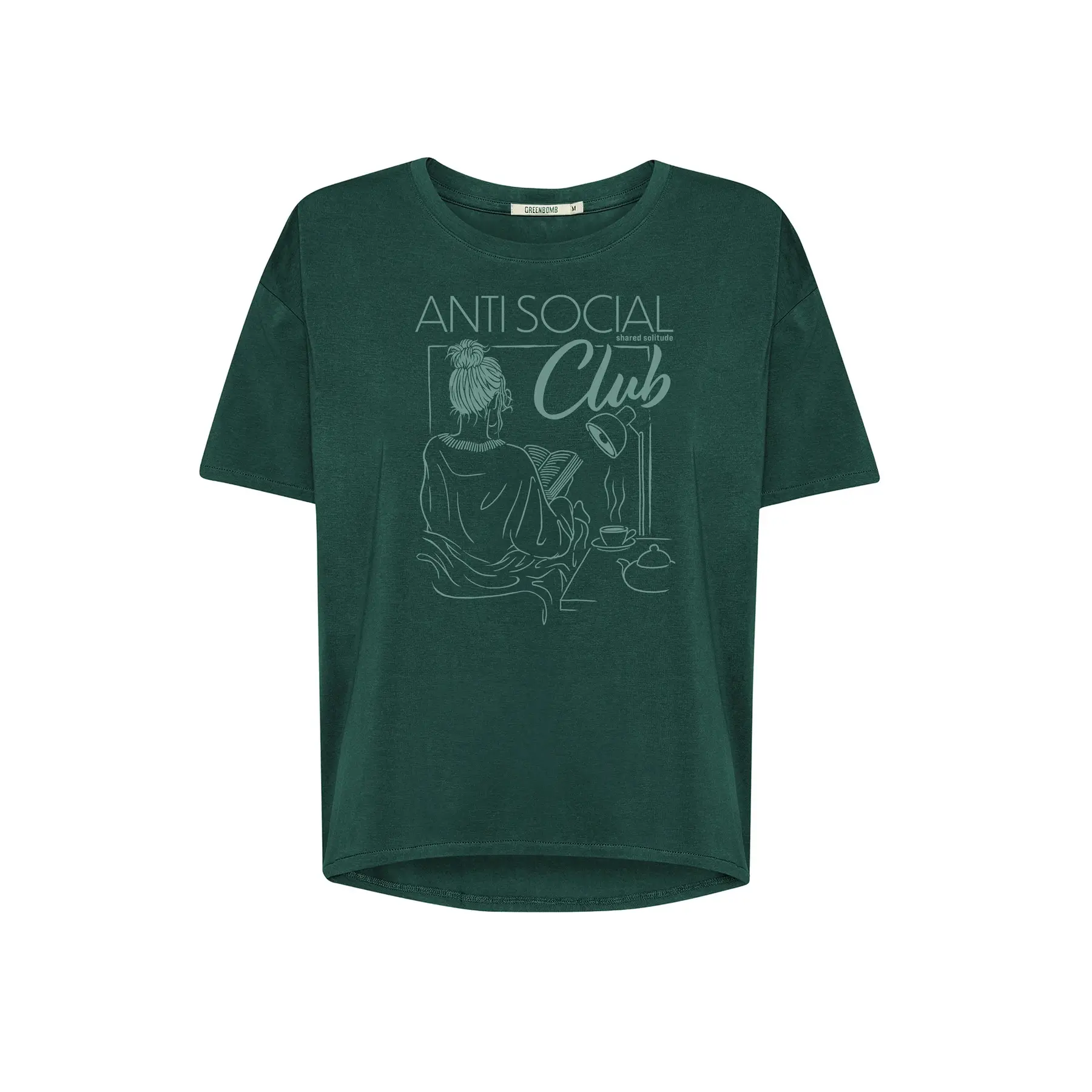 T-shirt dames Greenbomb Anti Social Feel