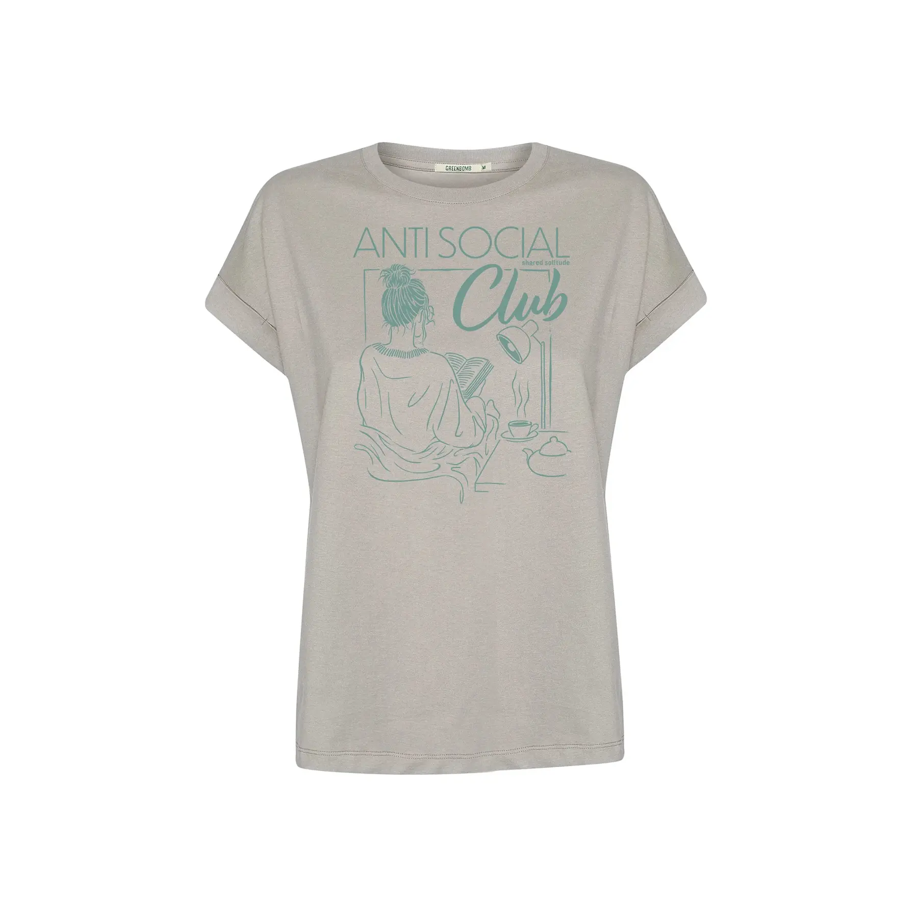 T-shirt dames Greenbomb Anti Social Loony