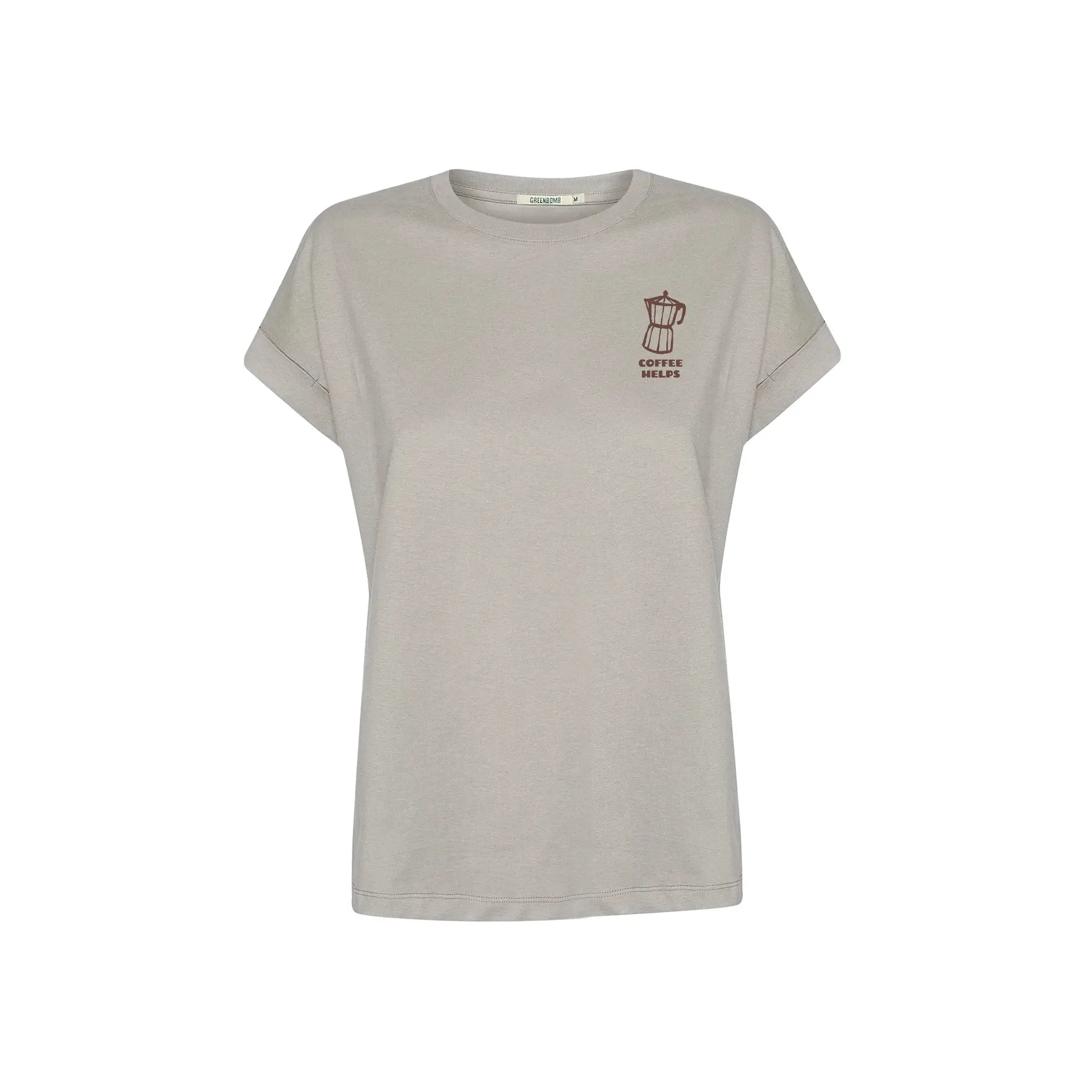 T-shirt dames Greenbomb Espresso Loony