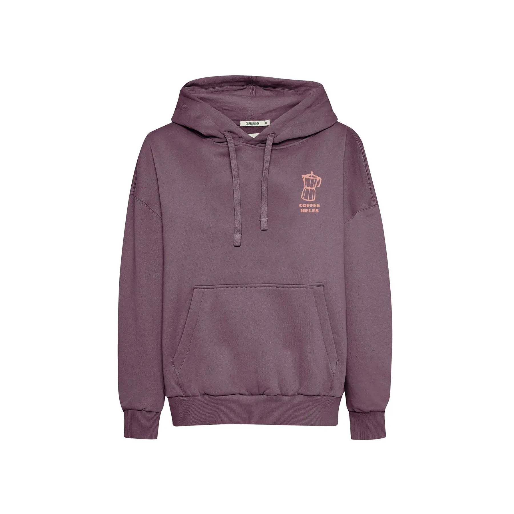 Dames Hoodie Greenbomb Espresso Mello