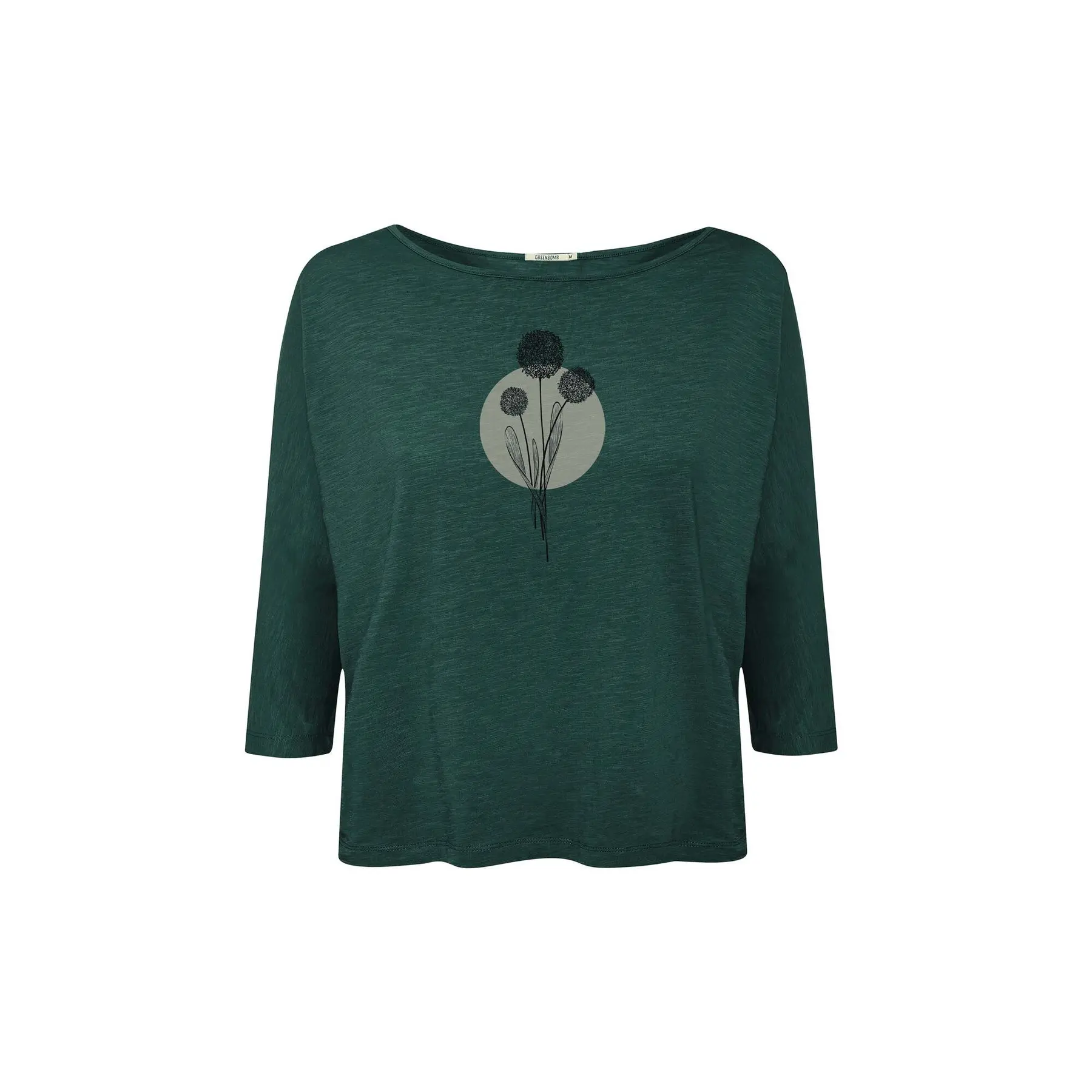 Dames-T-shirt met lange mouwen Greenbomb Allium Simper